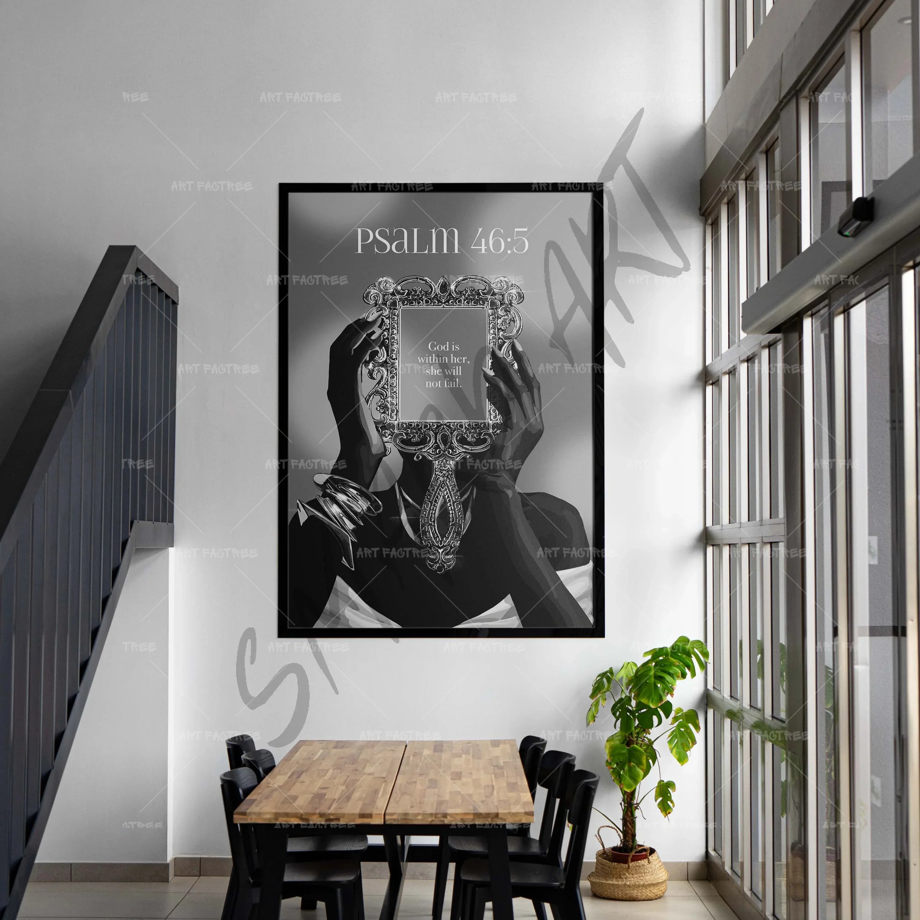 Psalm 46:5 B&W