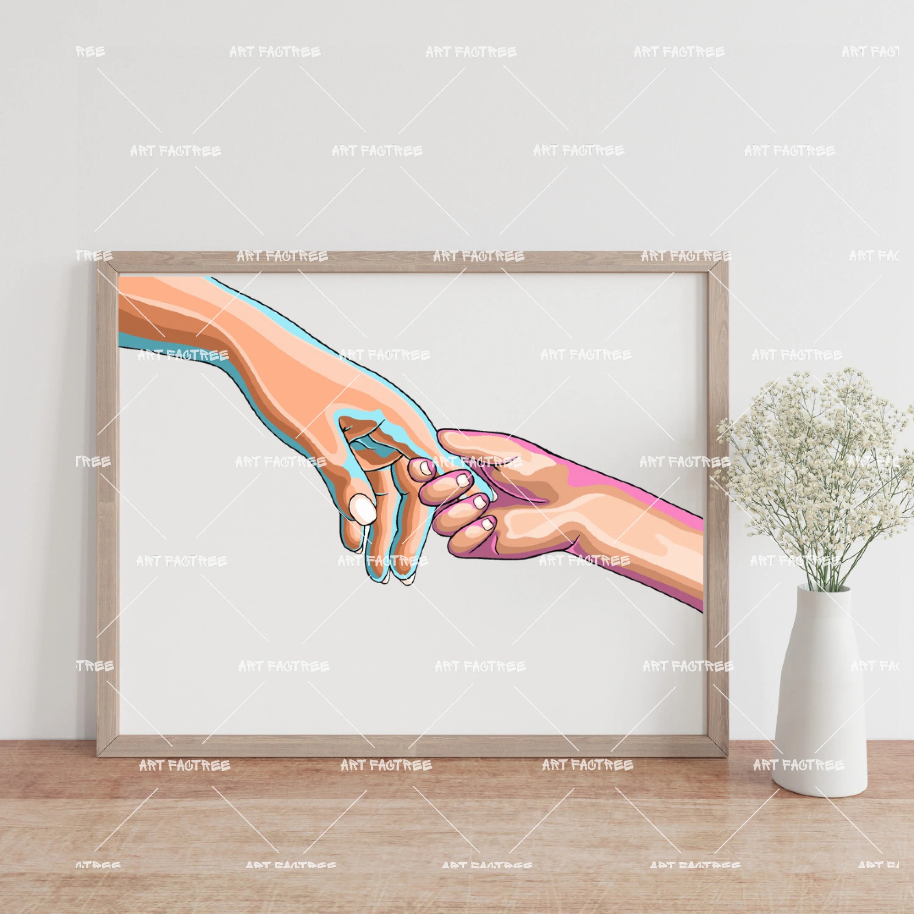 Mother x Child White - Wall Art by Anaya Arts