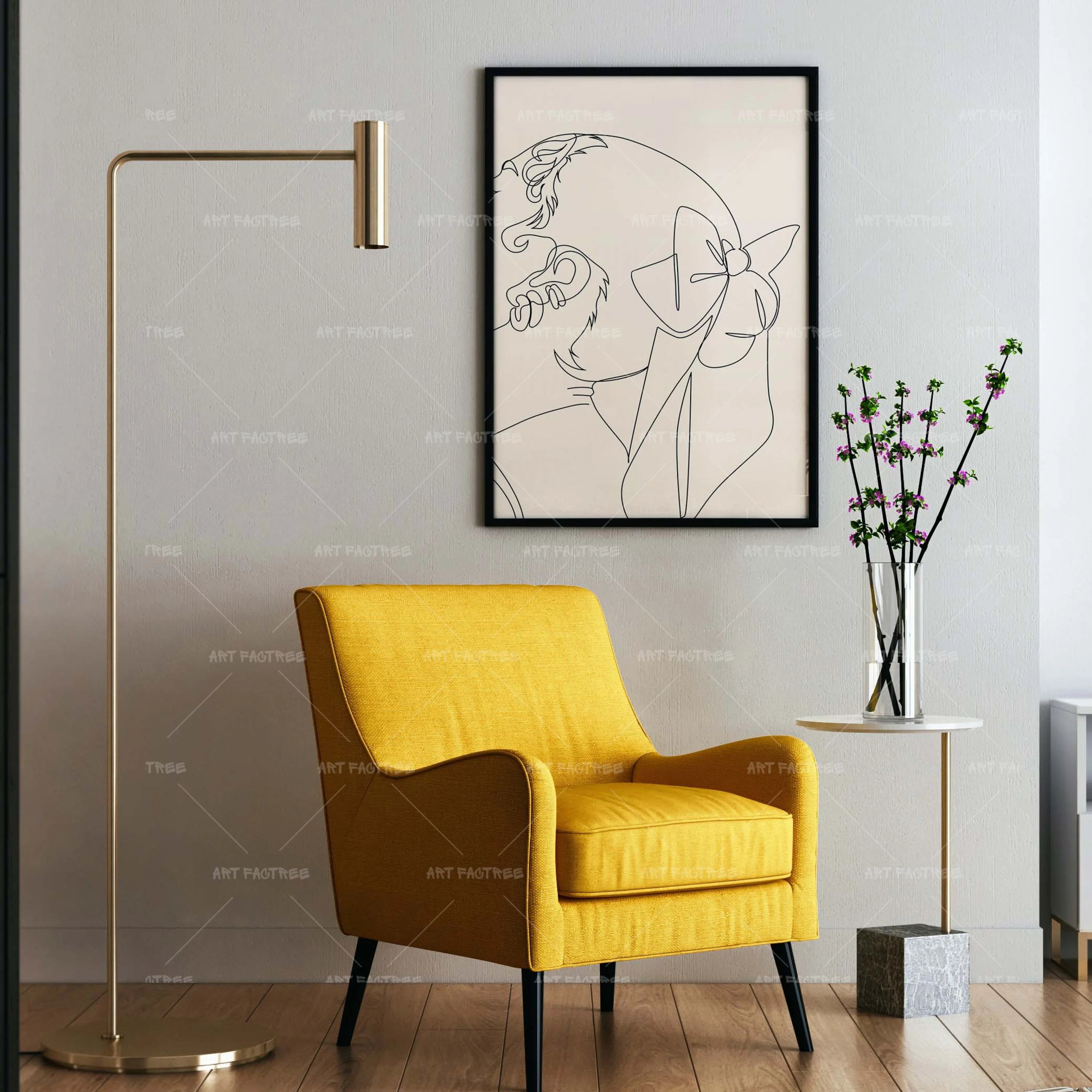 Graceful & Serene Lineart