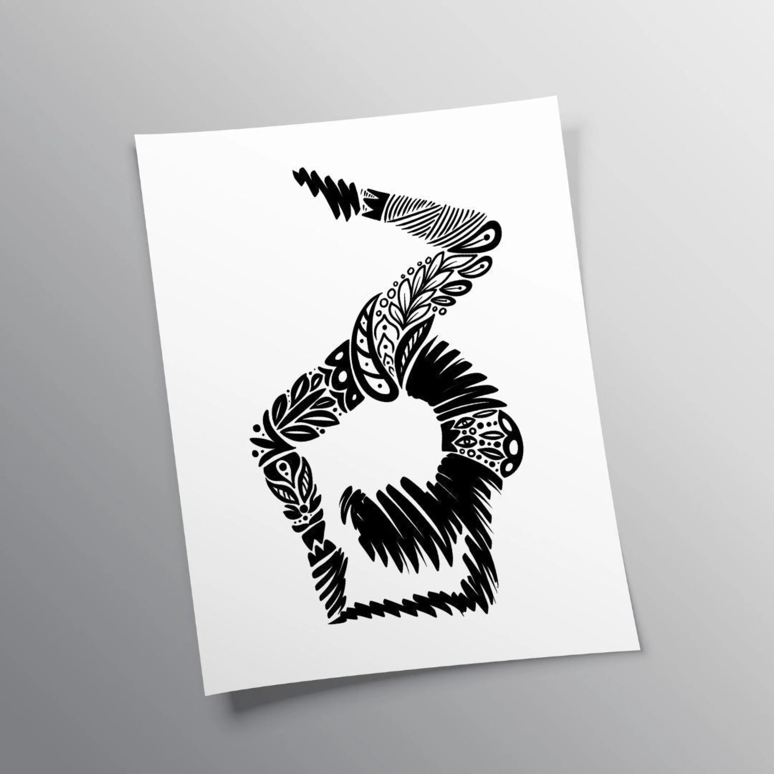 Scorpion Pose - Wall Art by Anaya Arts