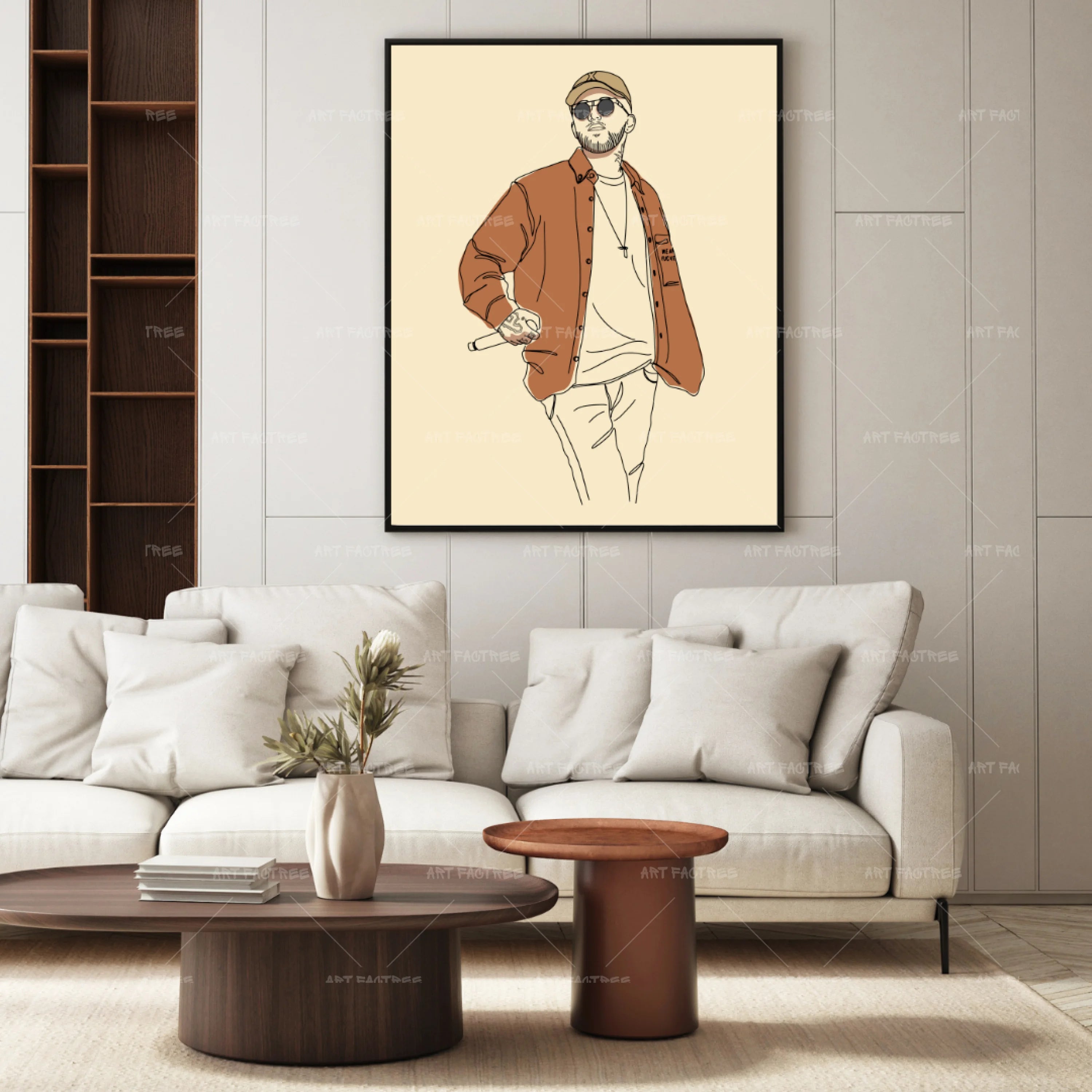 Mockup of mac miller art