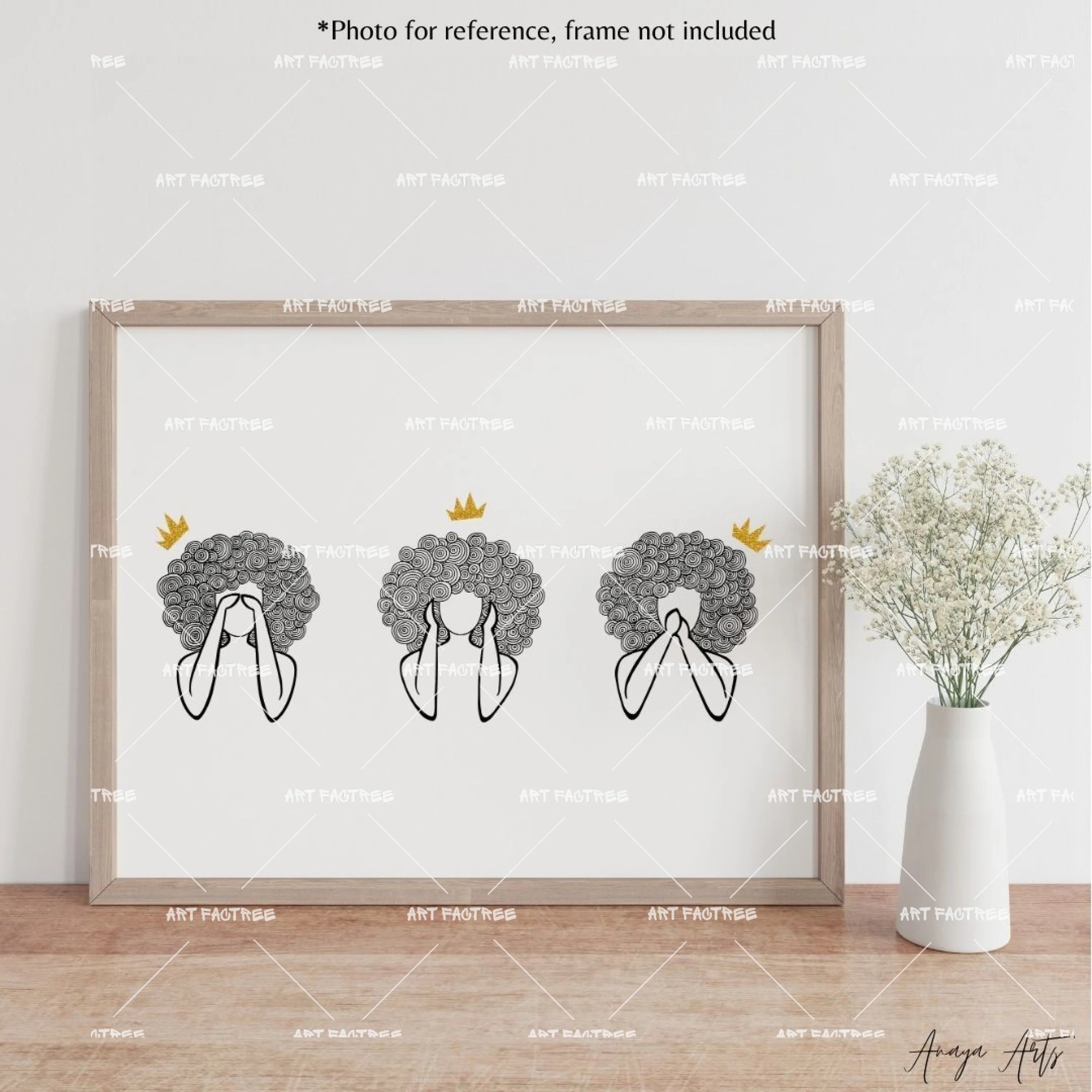 See-Hear-Speak. - Wall Art by Anaya Arts