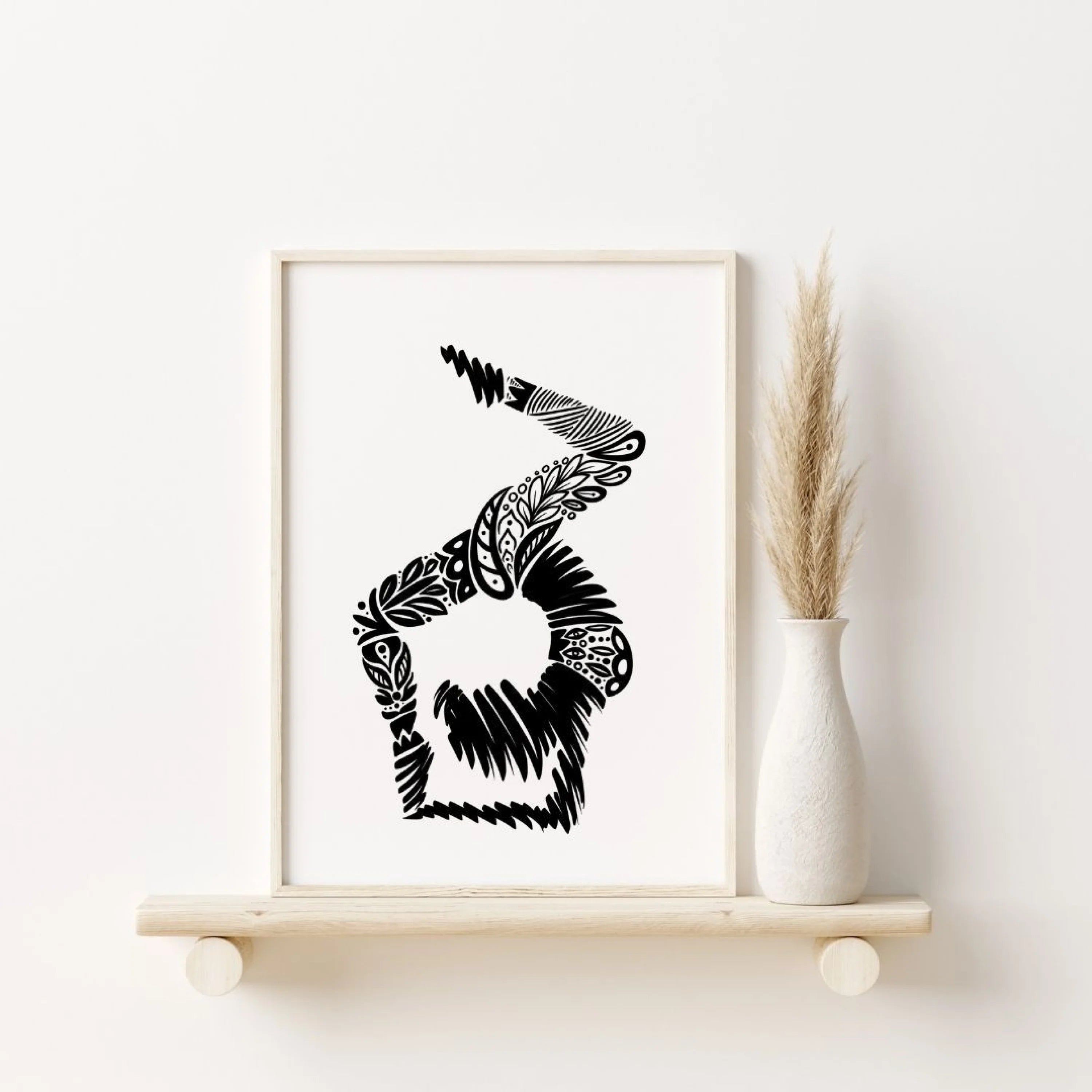 Scorpion Pose - Wall Art by Anaya Arts