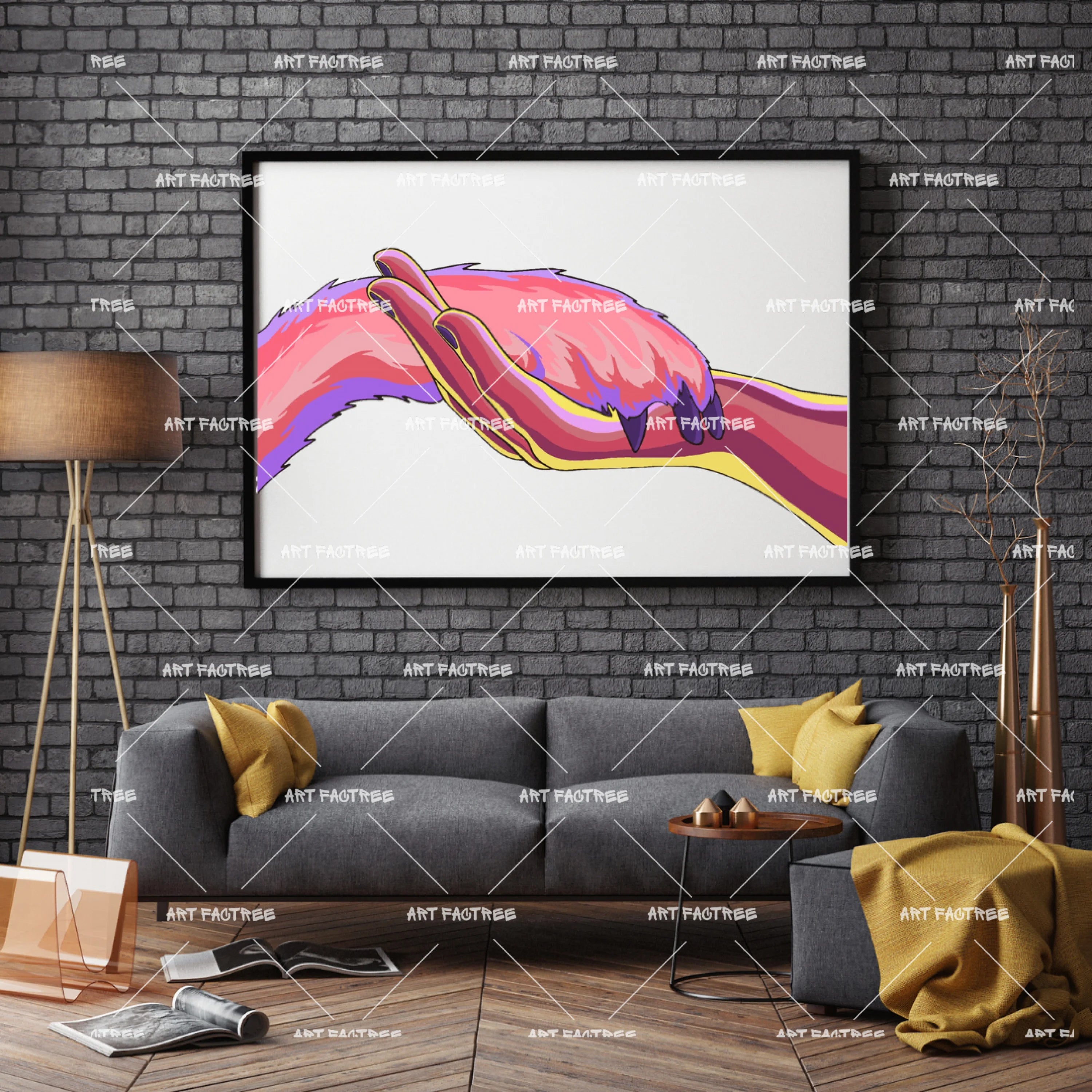 Puppy Love - Wall Art by Anaya Arts