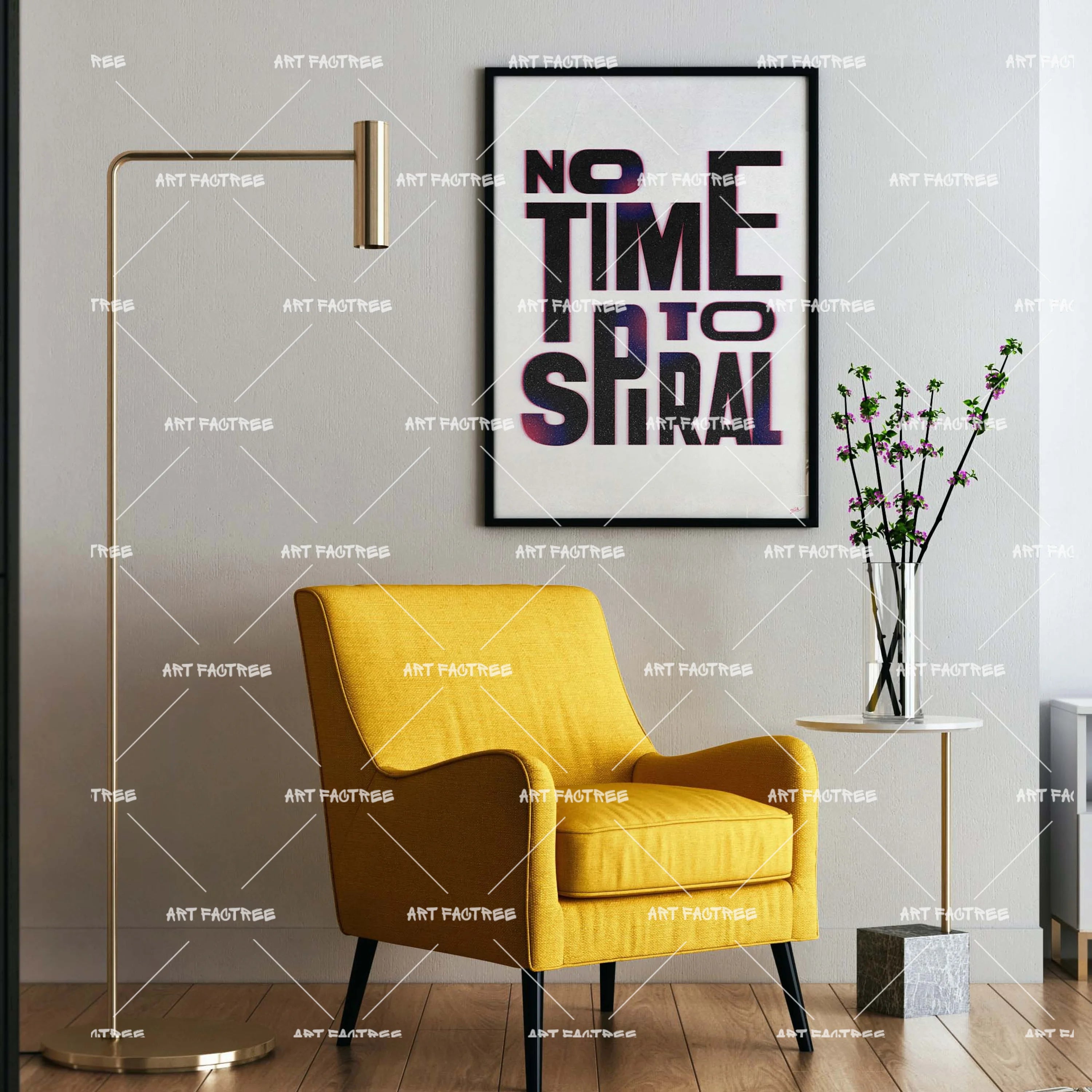 No Time To Spiral-White