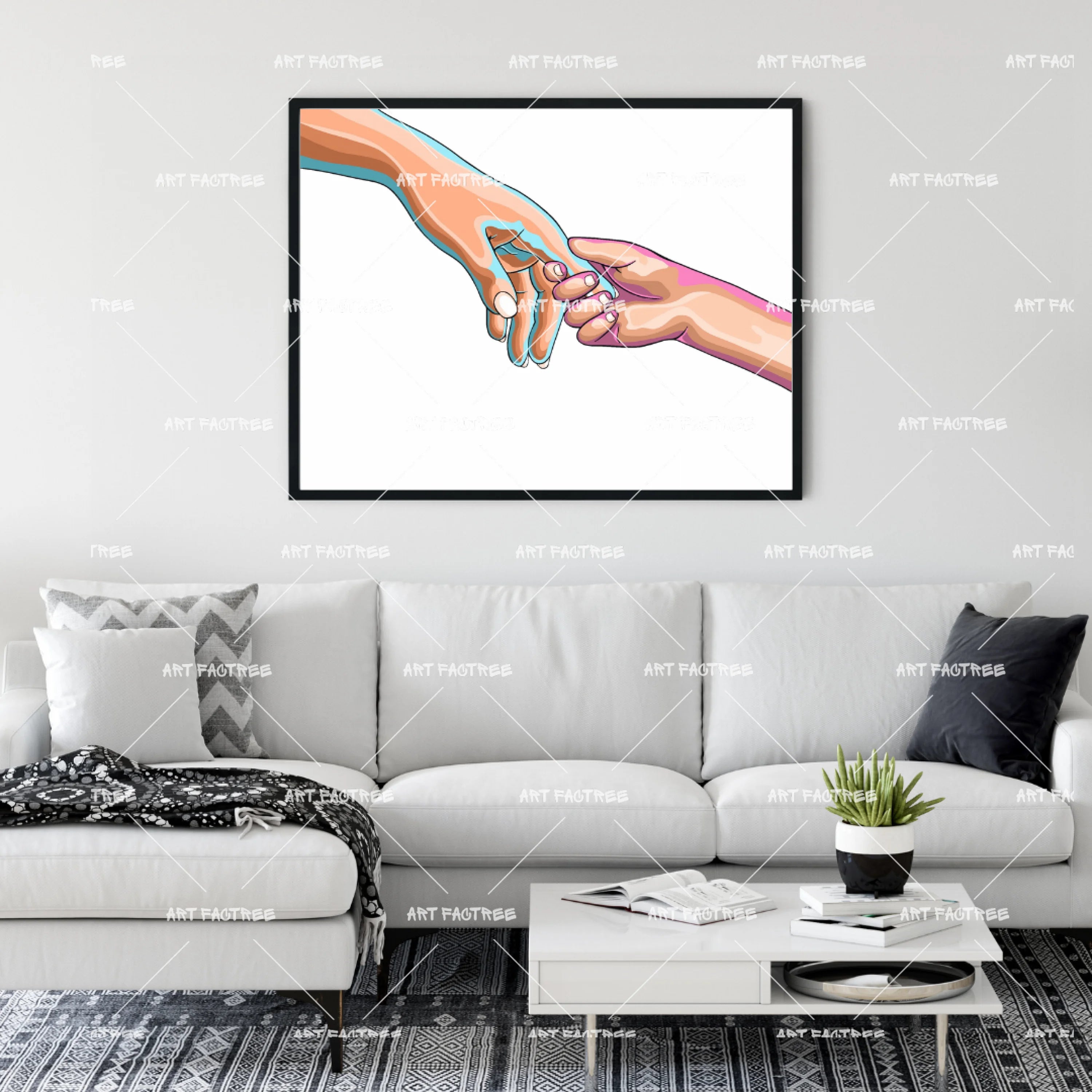 Mother x Child White - Wall Art by Anaya Arts
