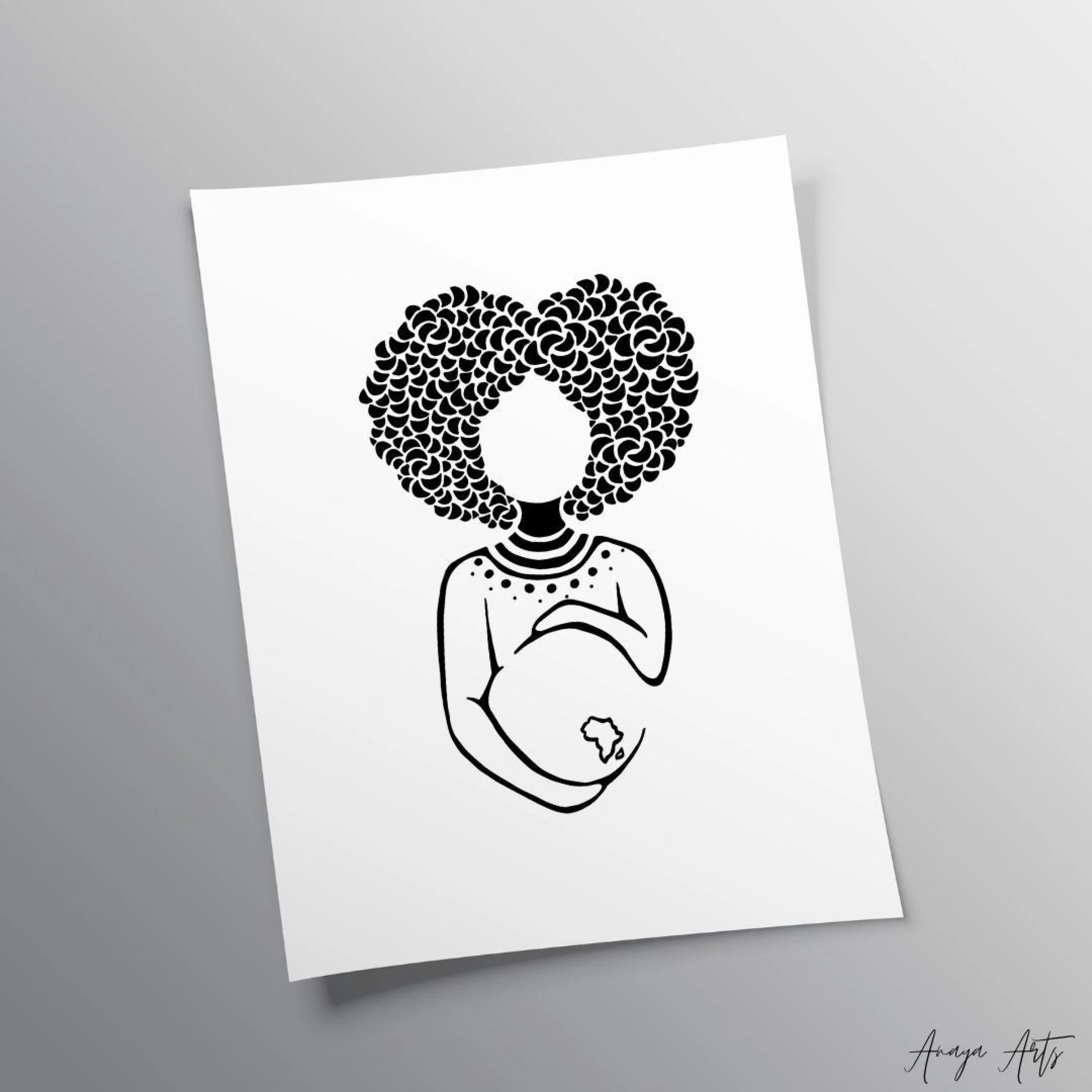 Mama Africa - Wall Art by Anaya Arts