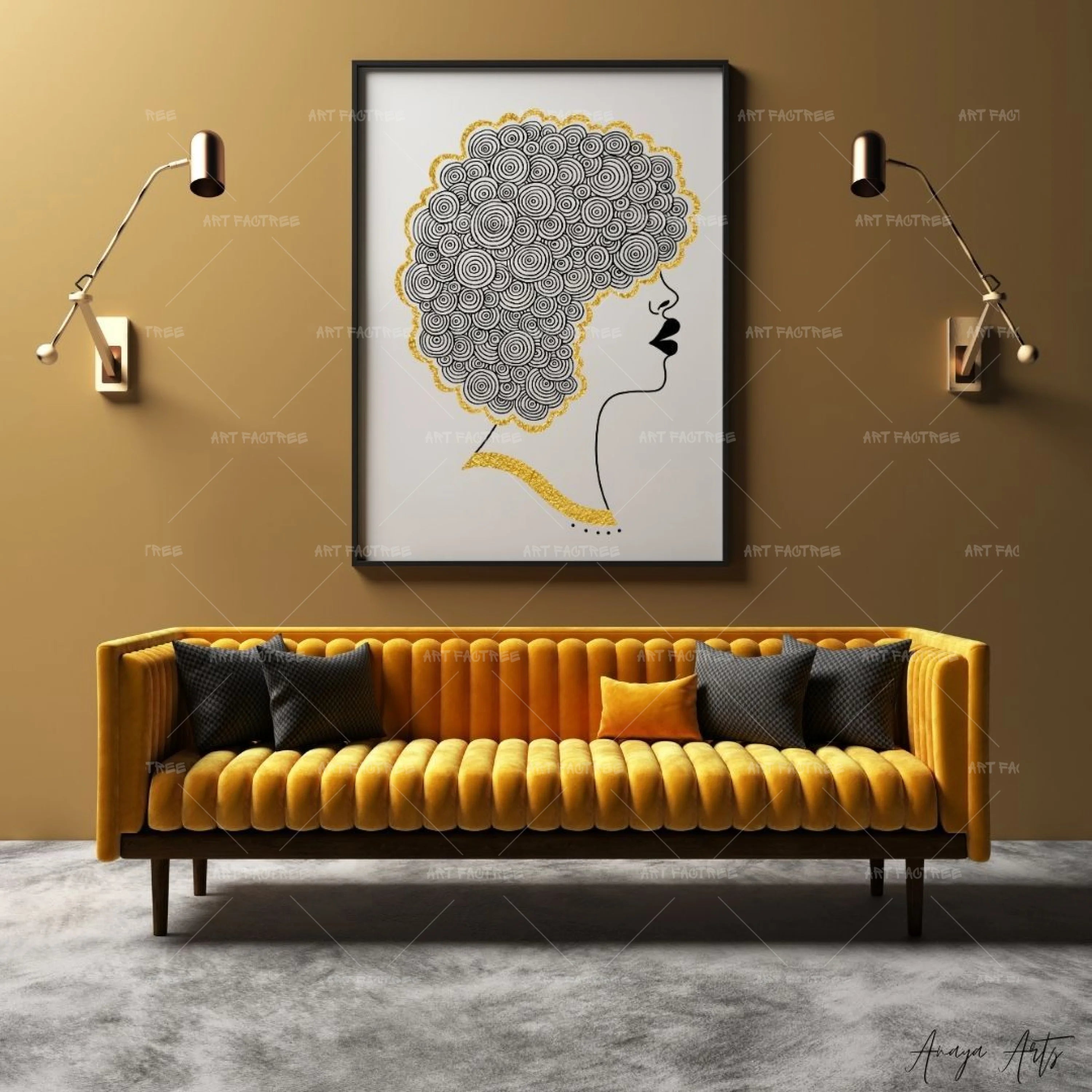 I Am Not My Hair - Wall Art by Anaya Arts