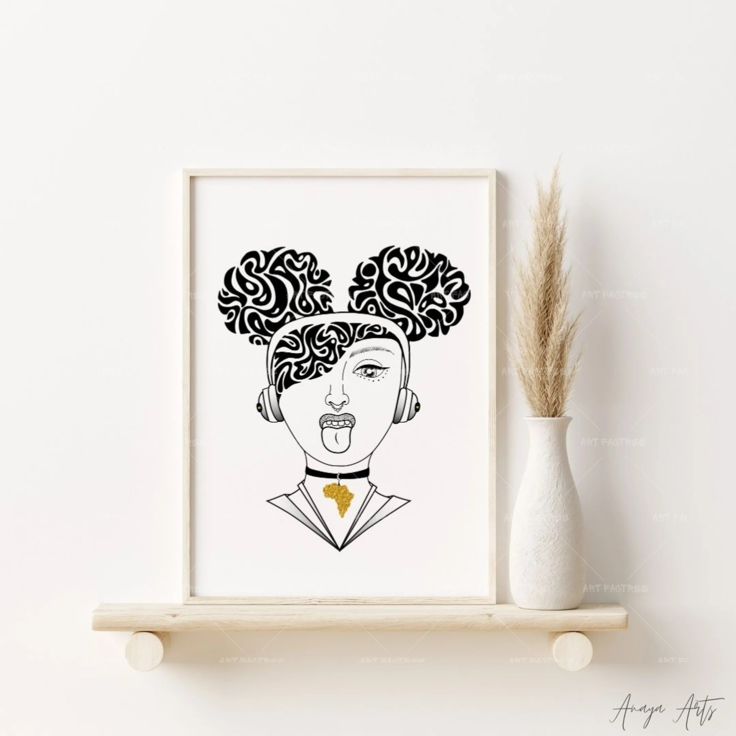 Wild Child. - Wall Art by Anaya Arts