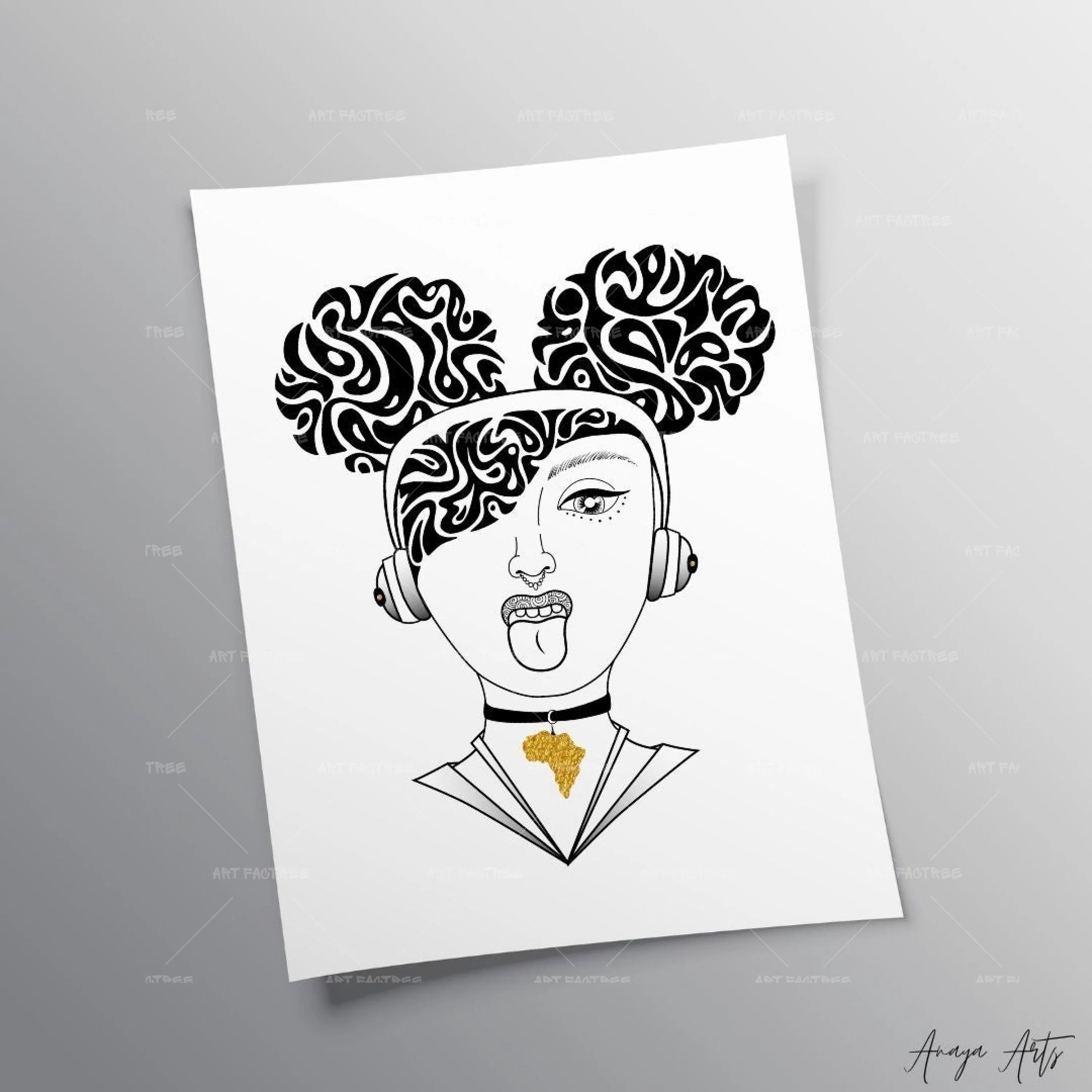 Wild Child. - Wall Art by Anaya Arts