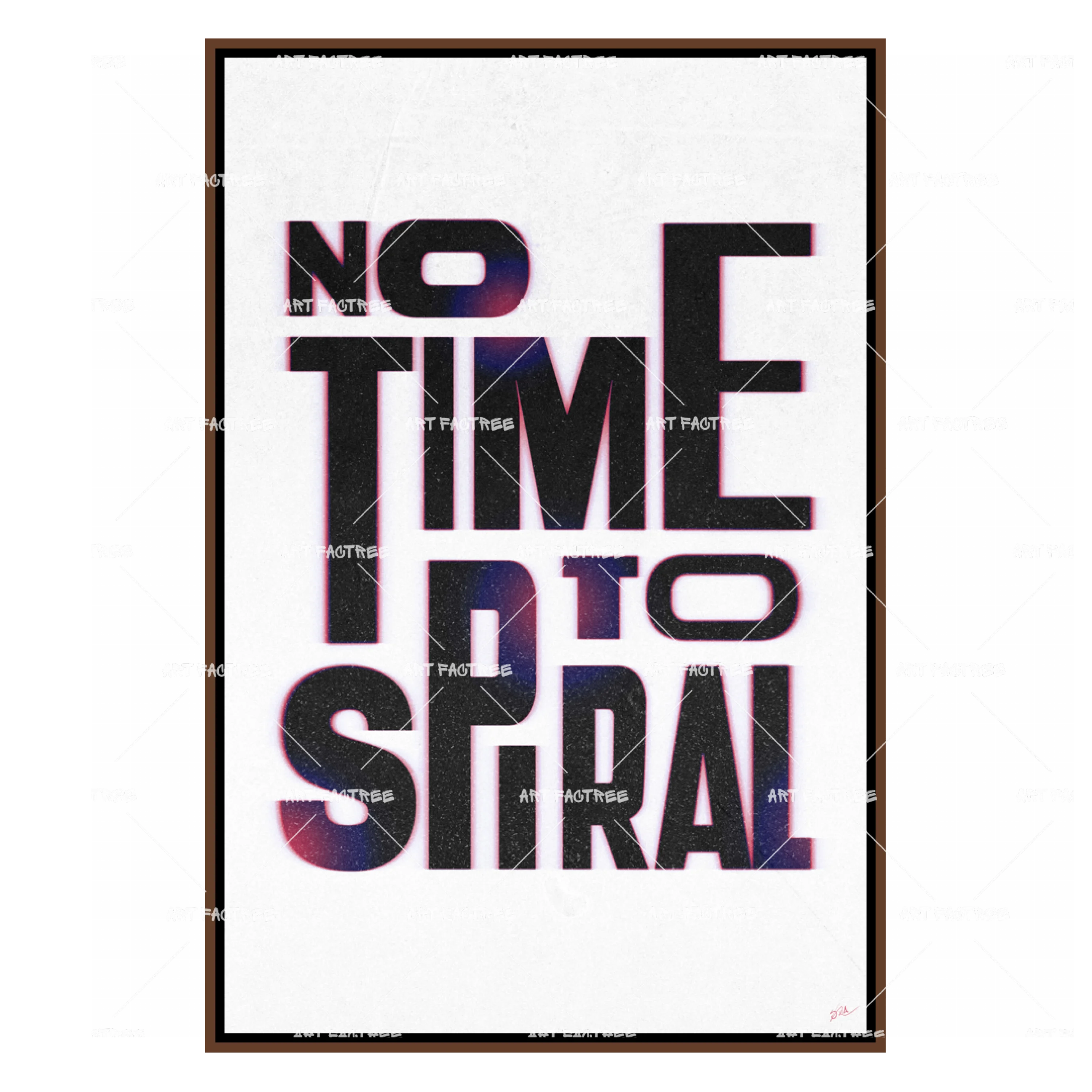 No Time To Spiral-White