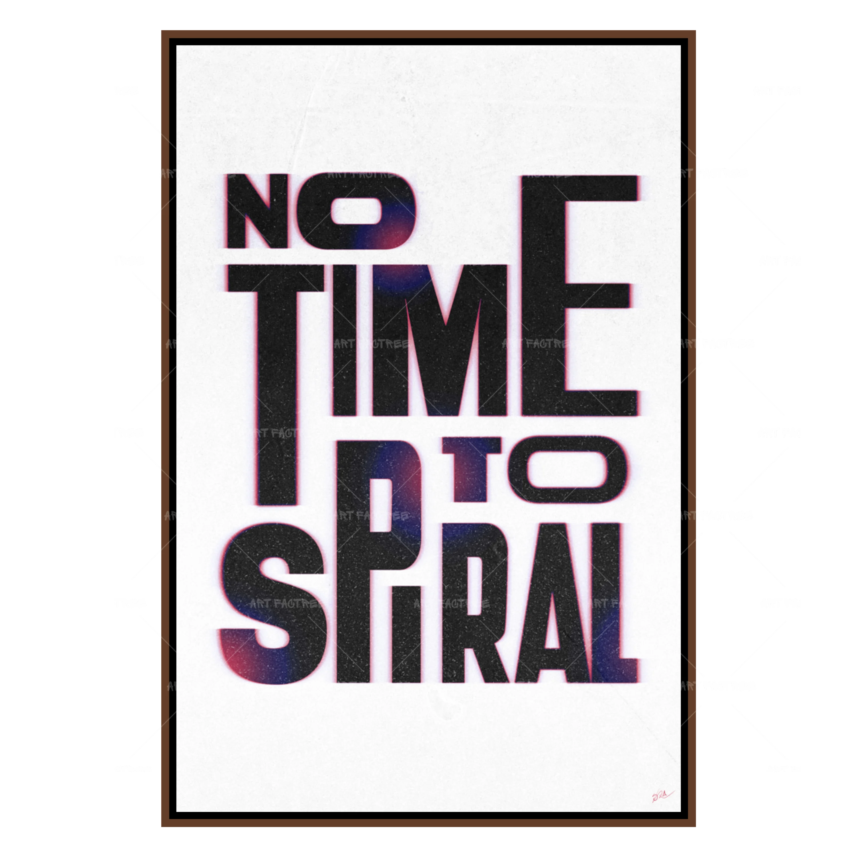 No Time To Spiral-White