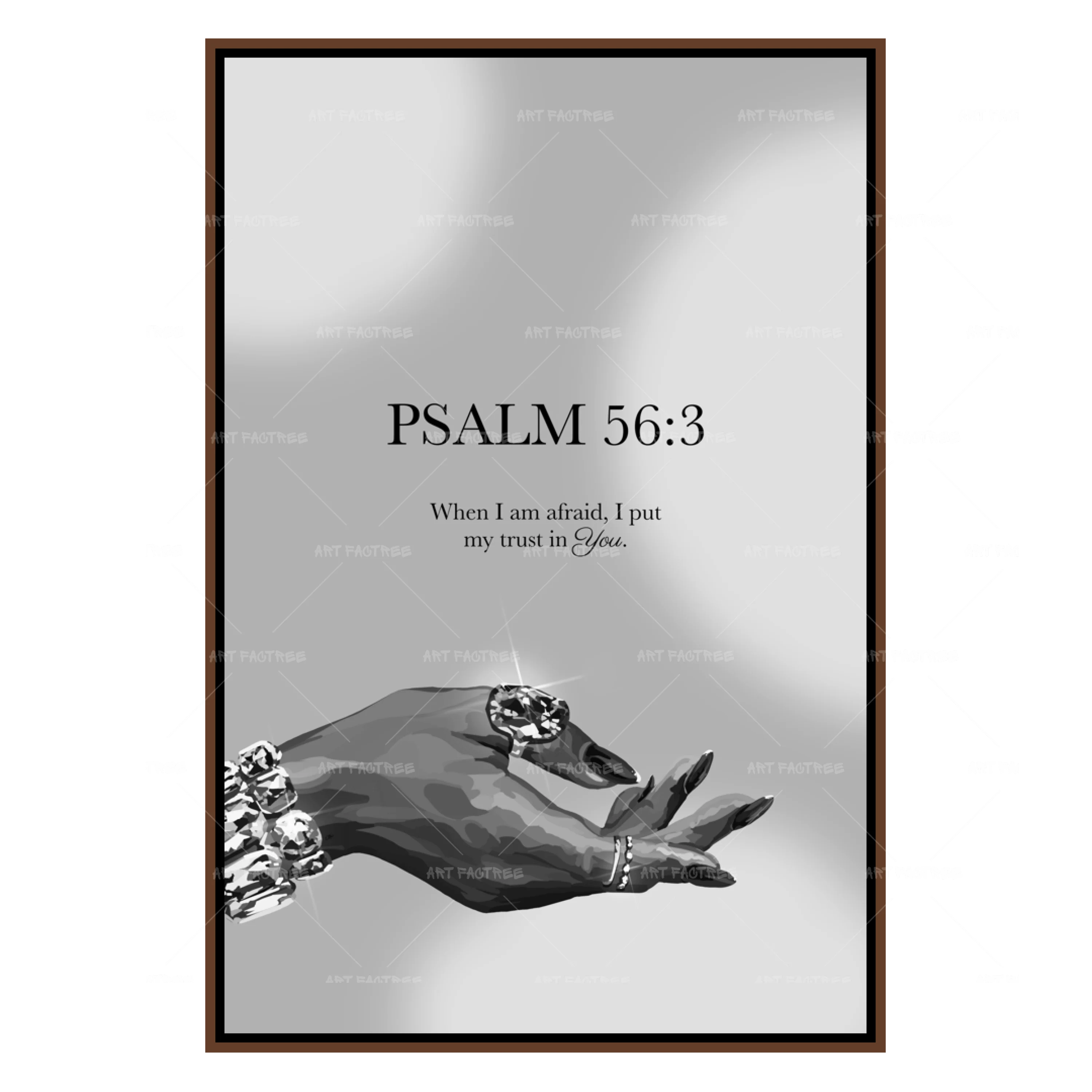Psalm 56:3 B&W