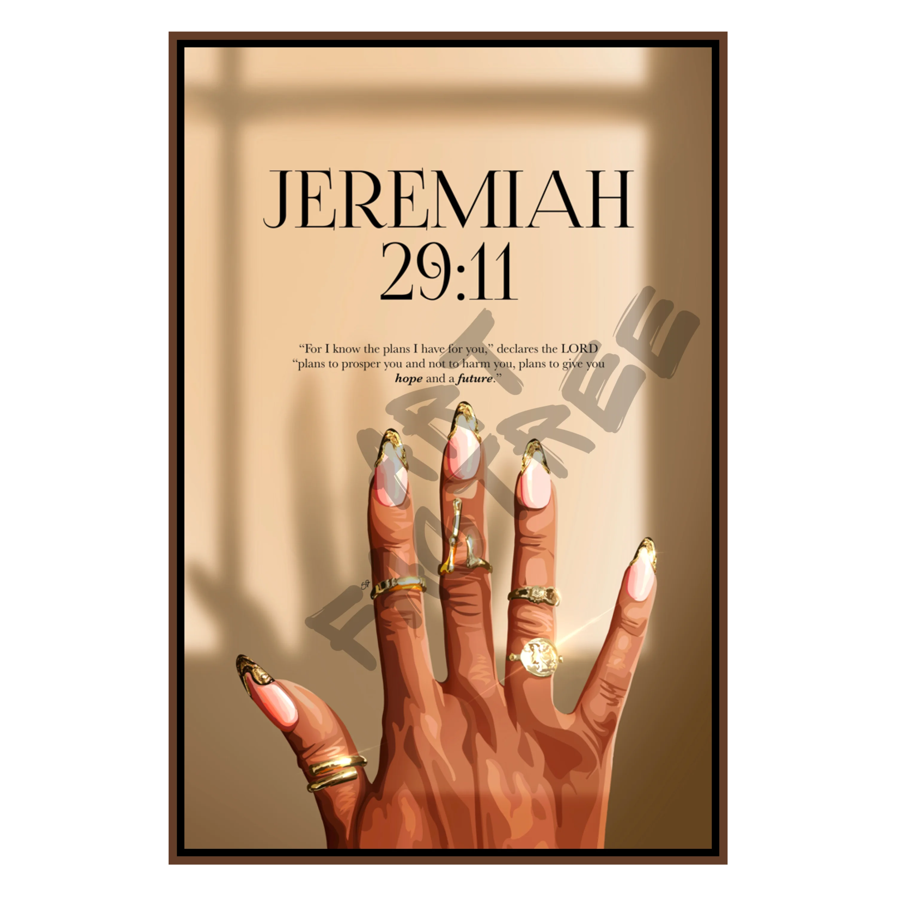 Fine Babe Jeremiah 29:11