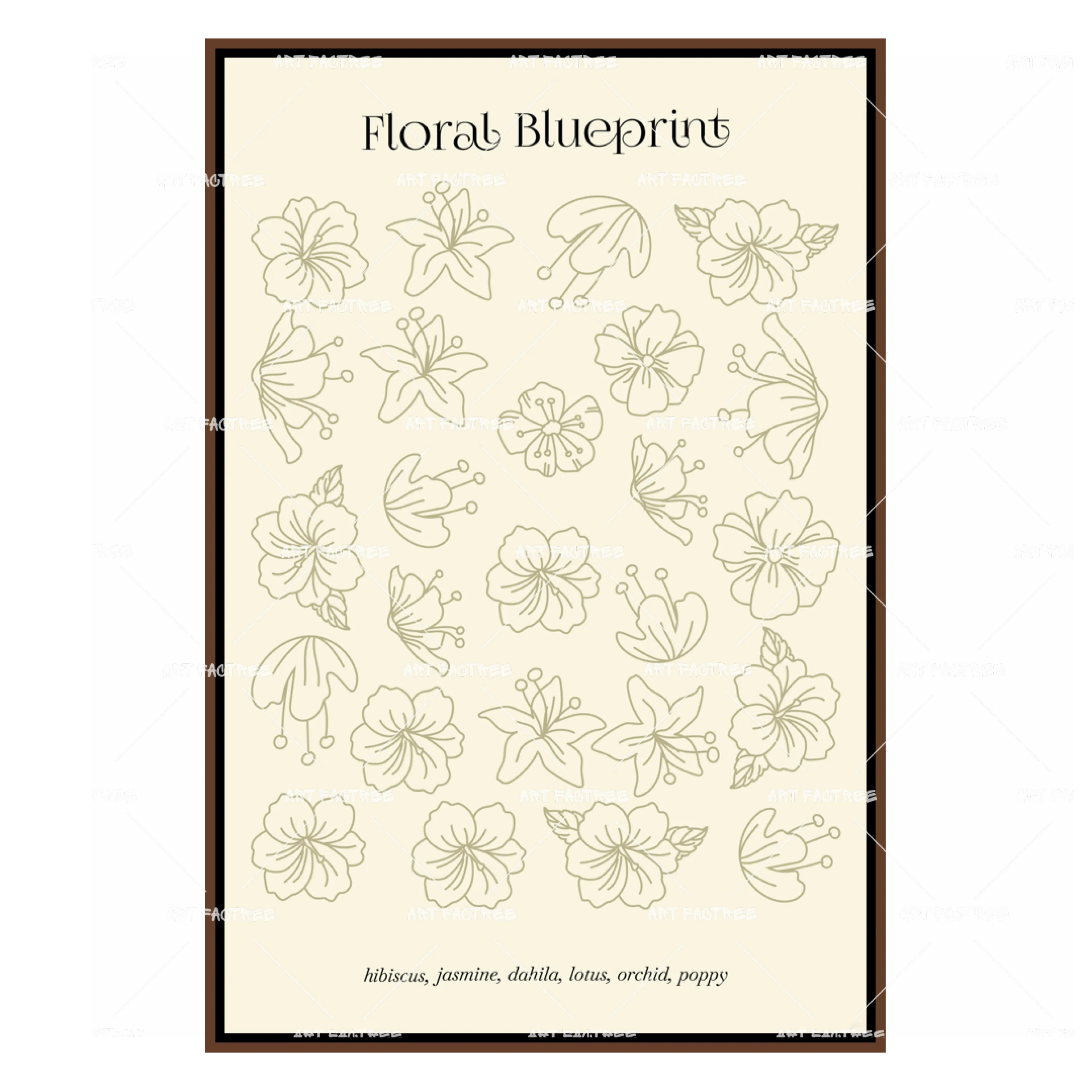 Floral Blueprint
