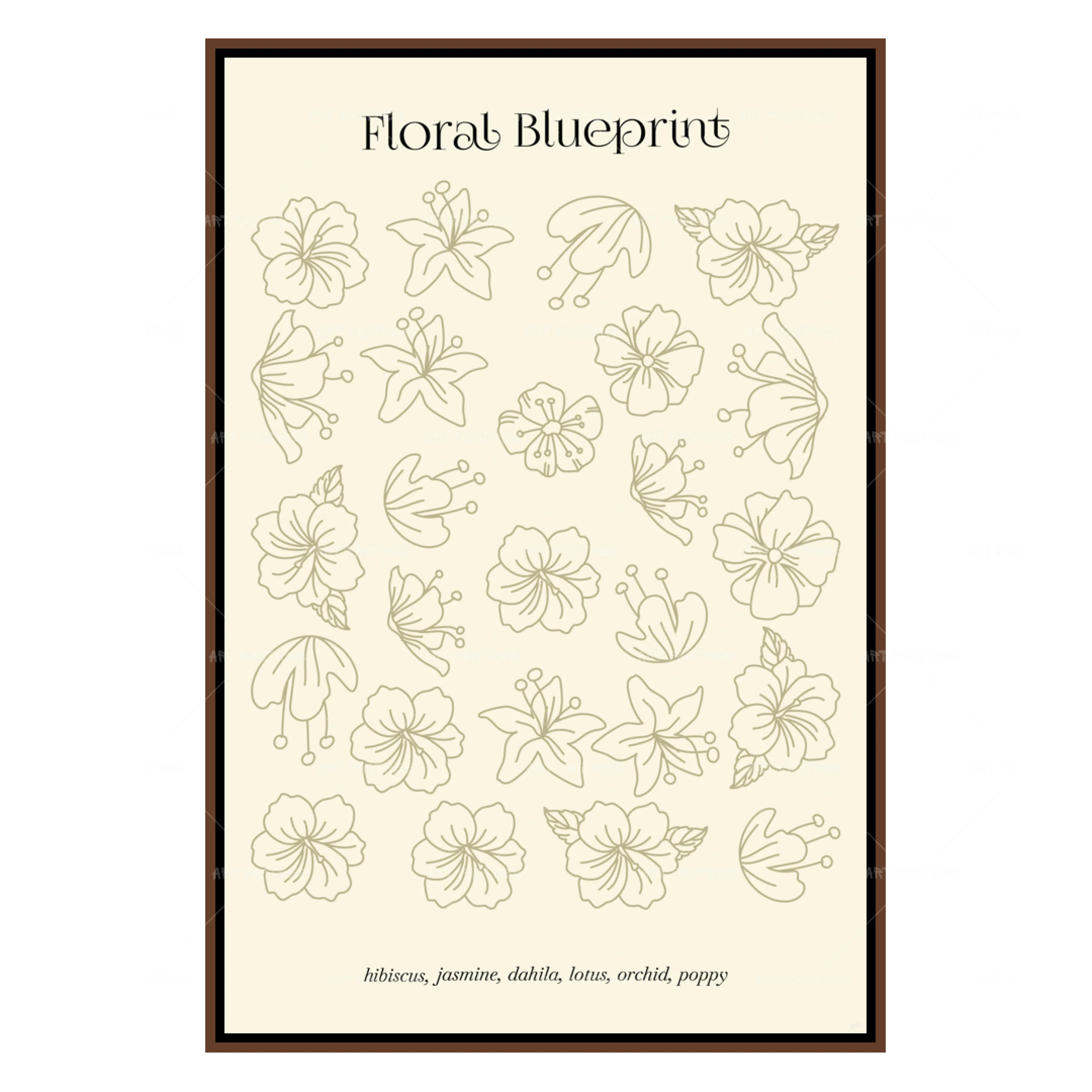 Floral Blueprint