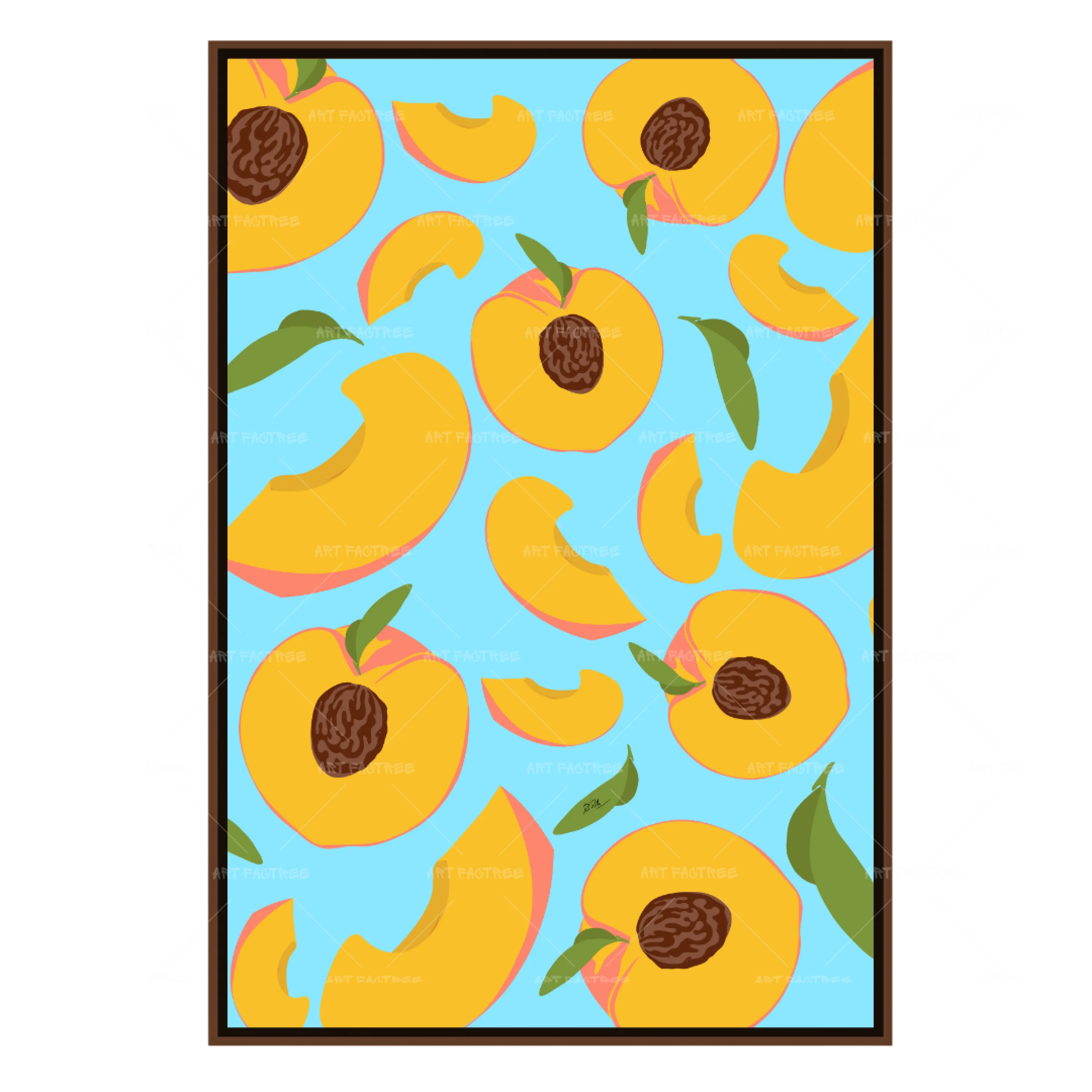 Fruit Patterns: Peach