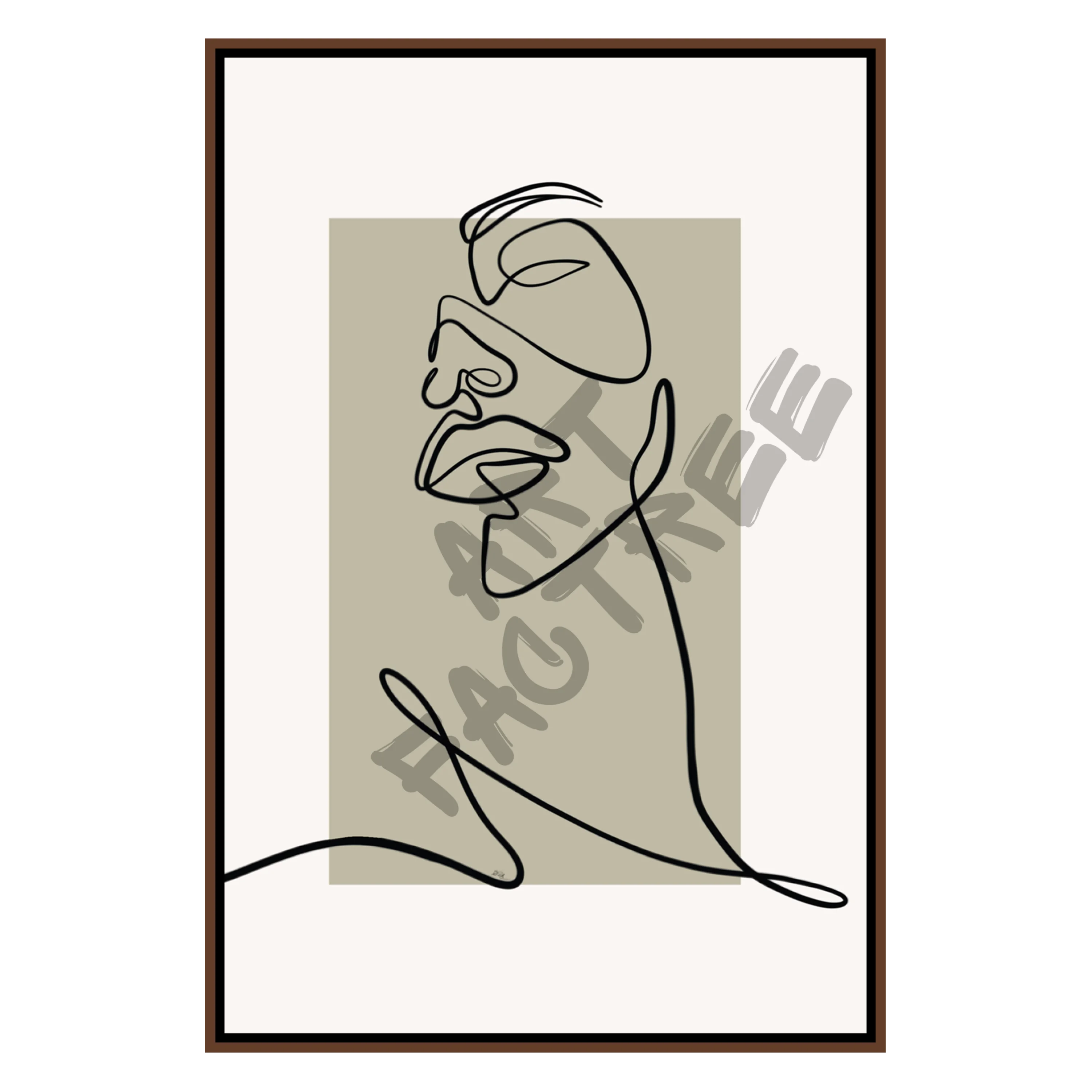 Gaze Lineart