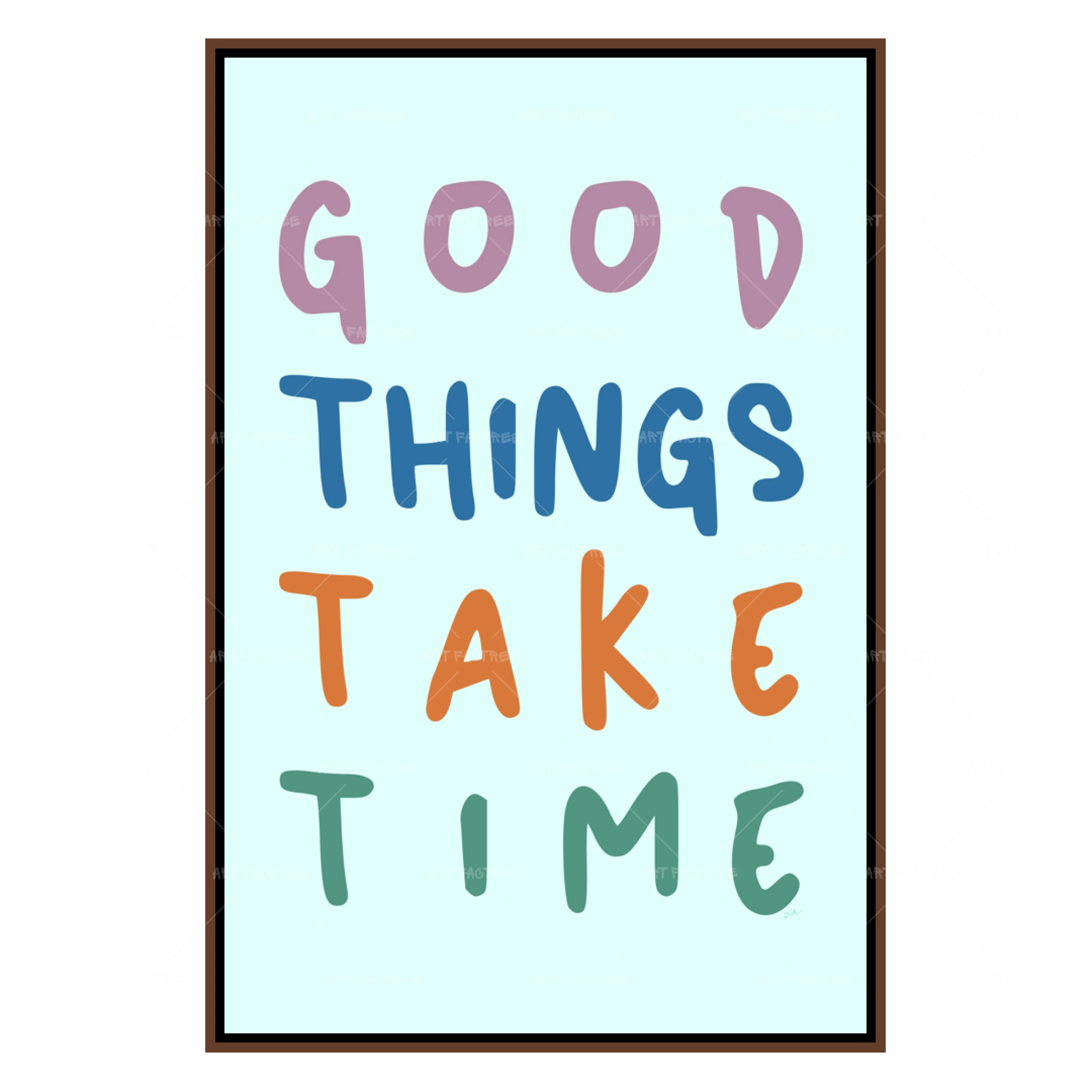 Good Things Take Time