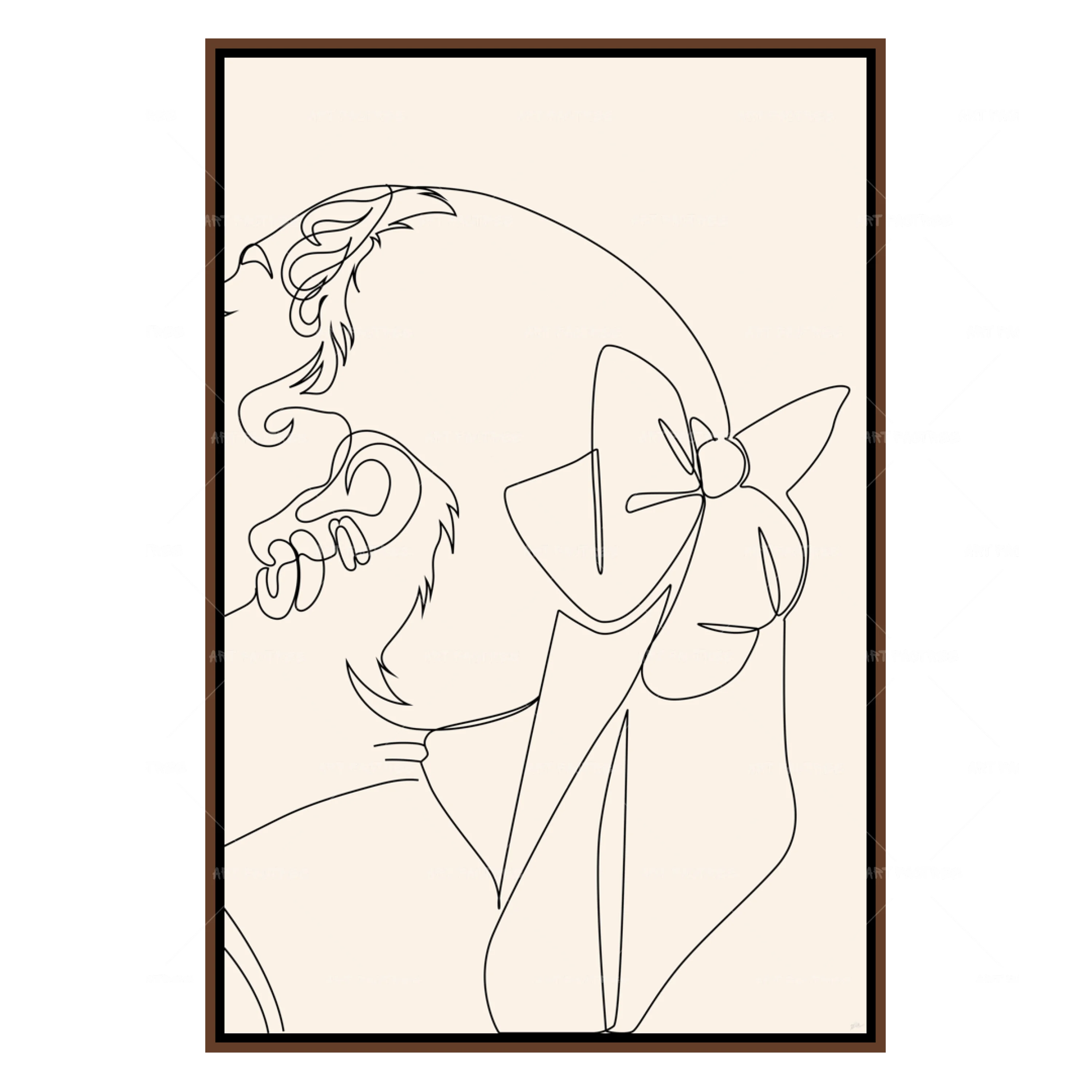 Graceful & Serene Lineart