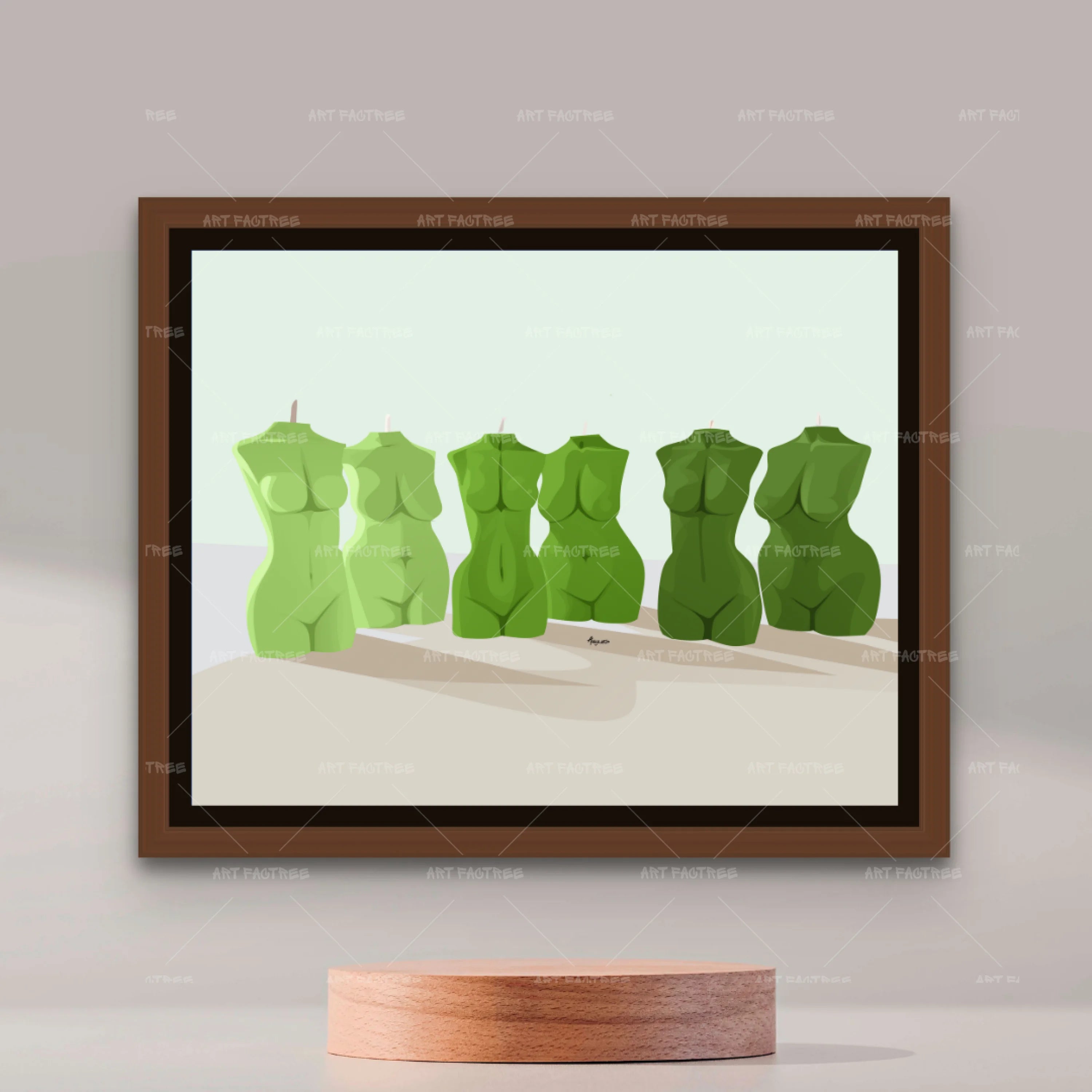 Green Statues