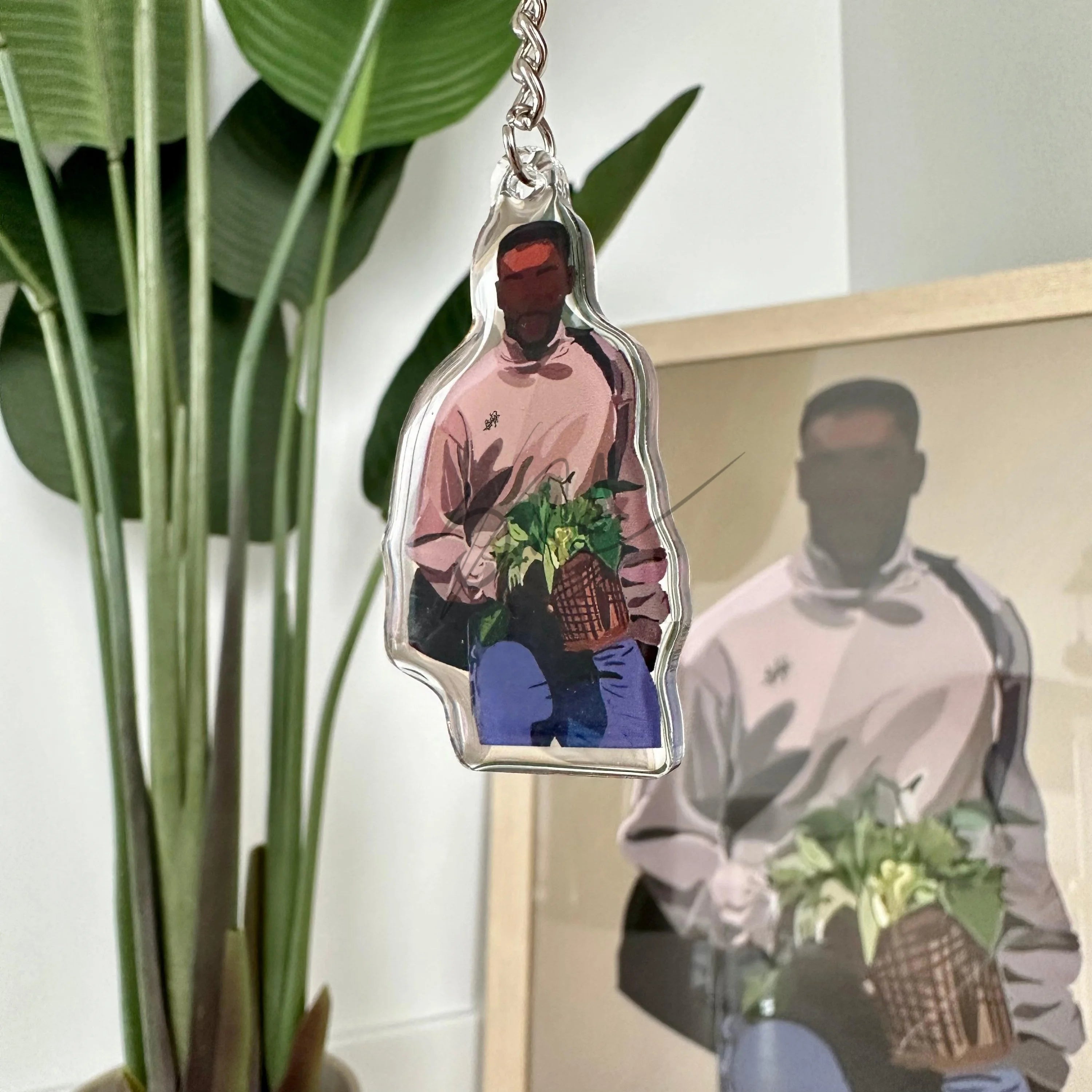 Morris Chestnut 90's Key Chain