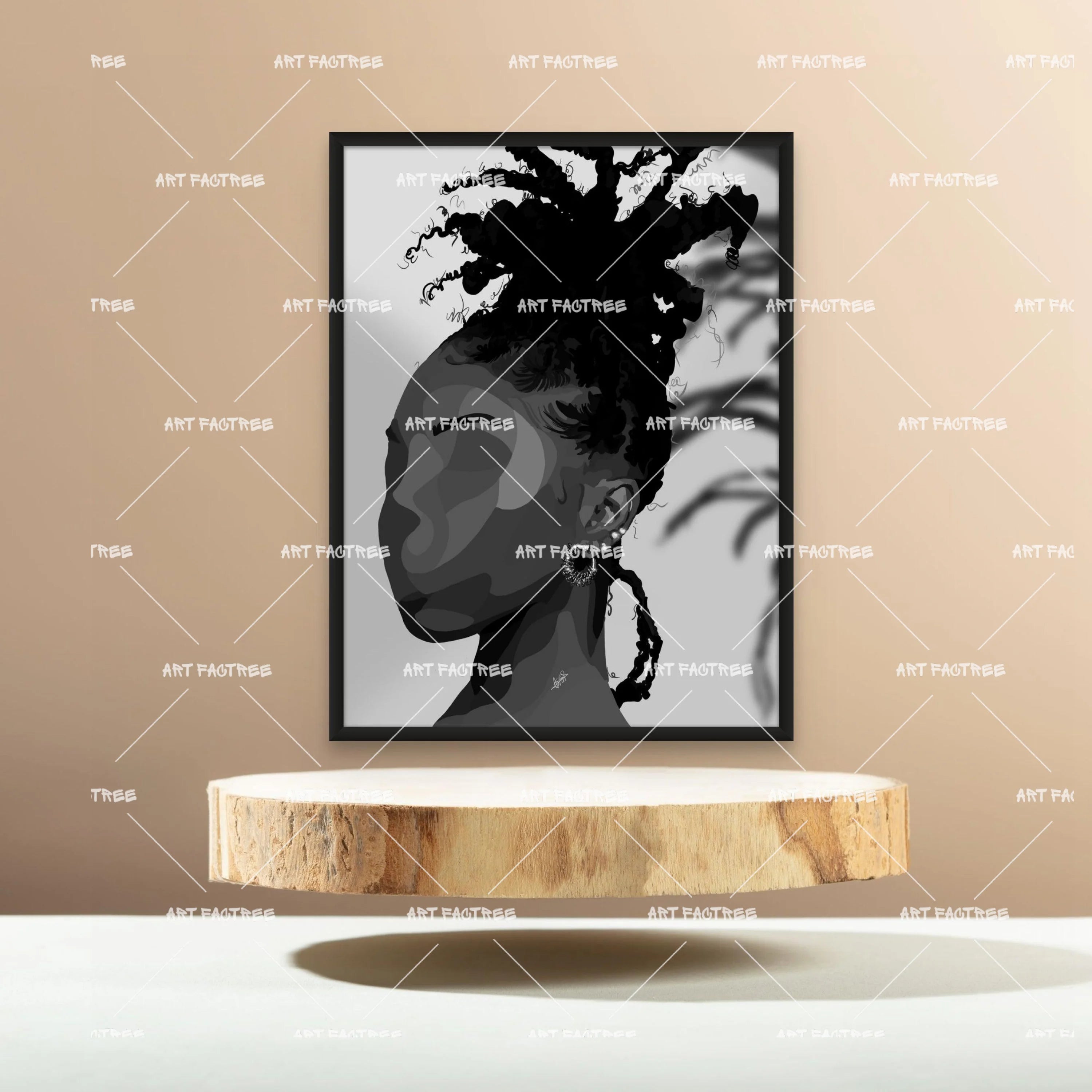 Locs Bae B&W