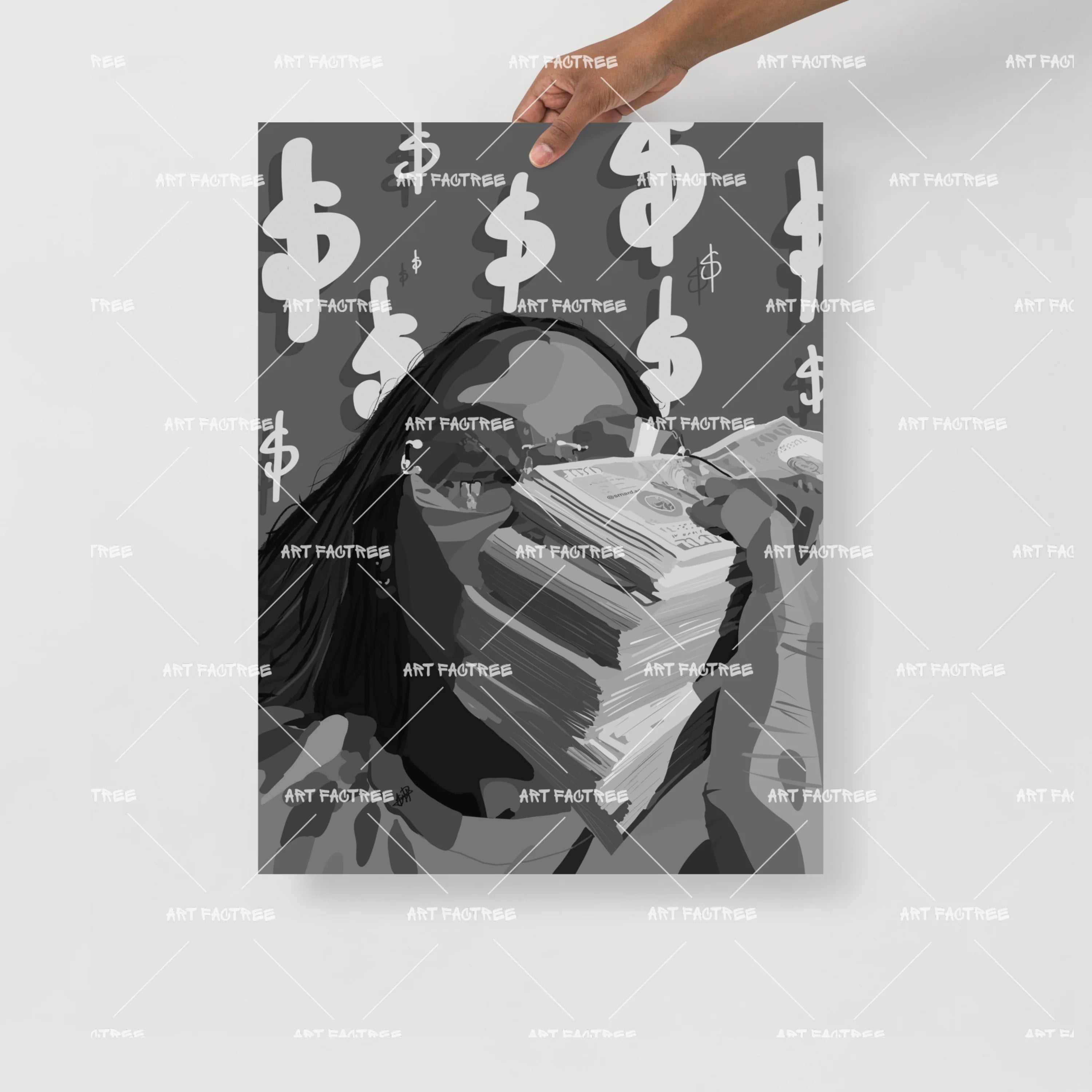 "me, myself and all my money" B&W