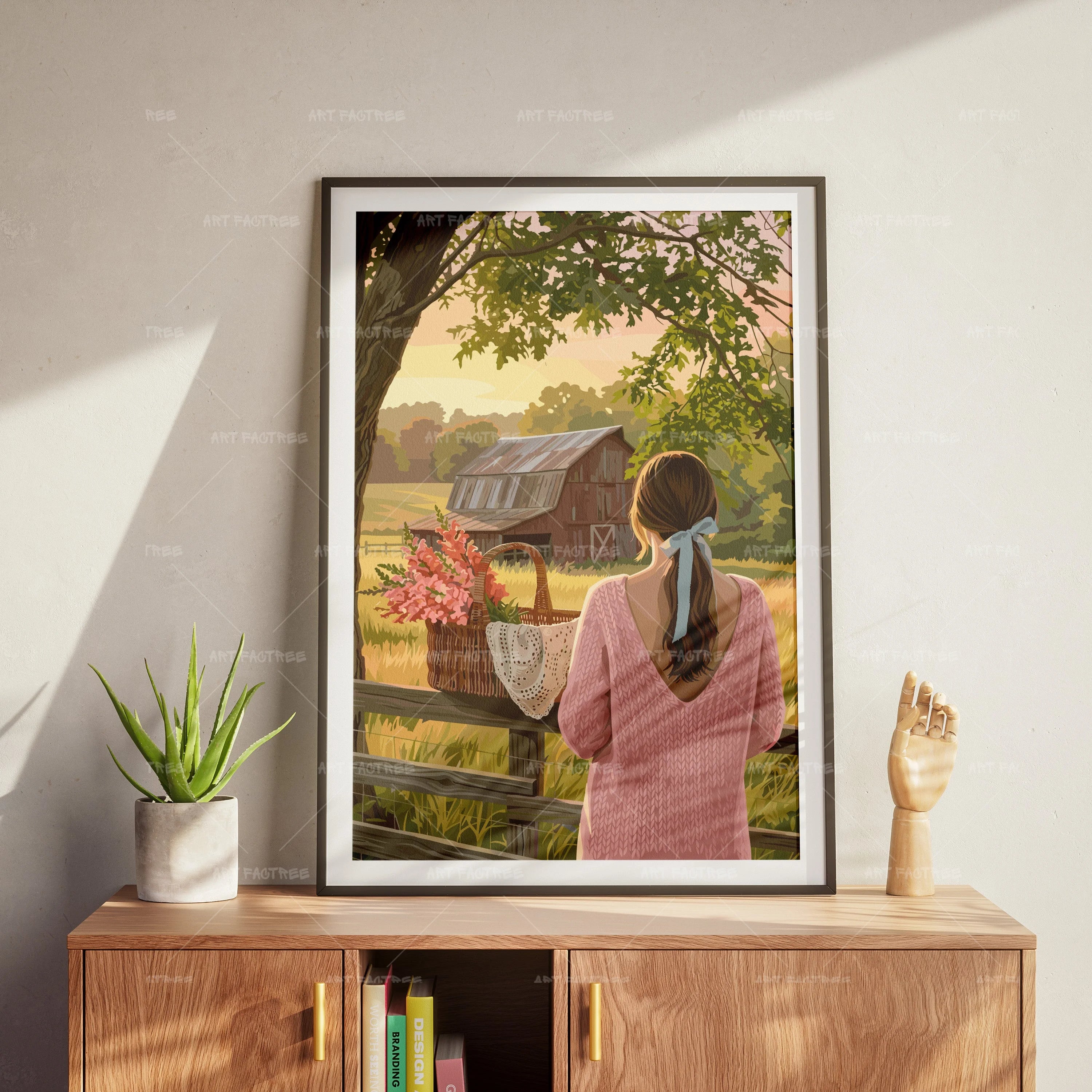 Sunset in Her Hands