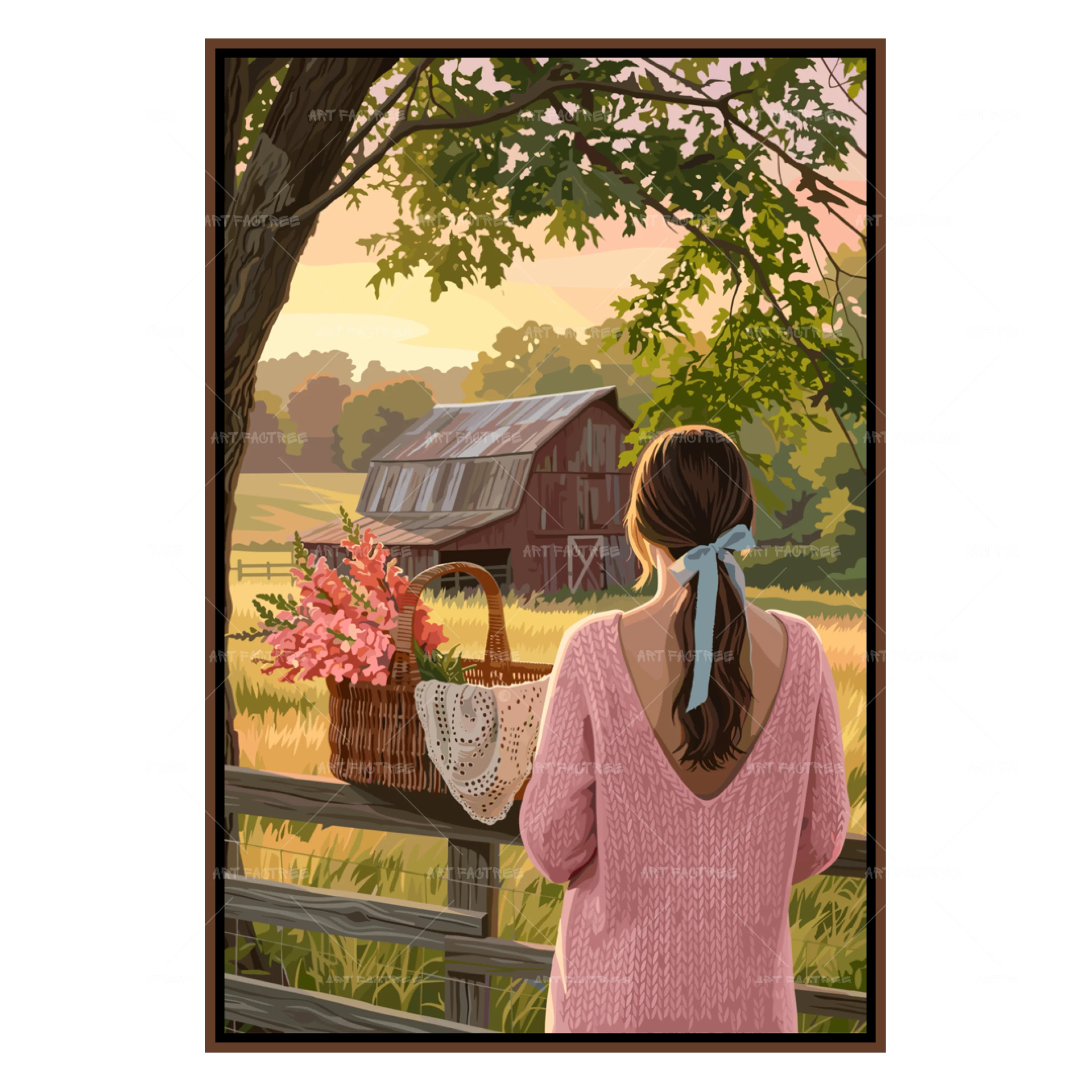 Sunset in Her Hands