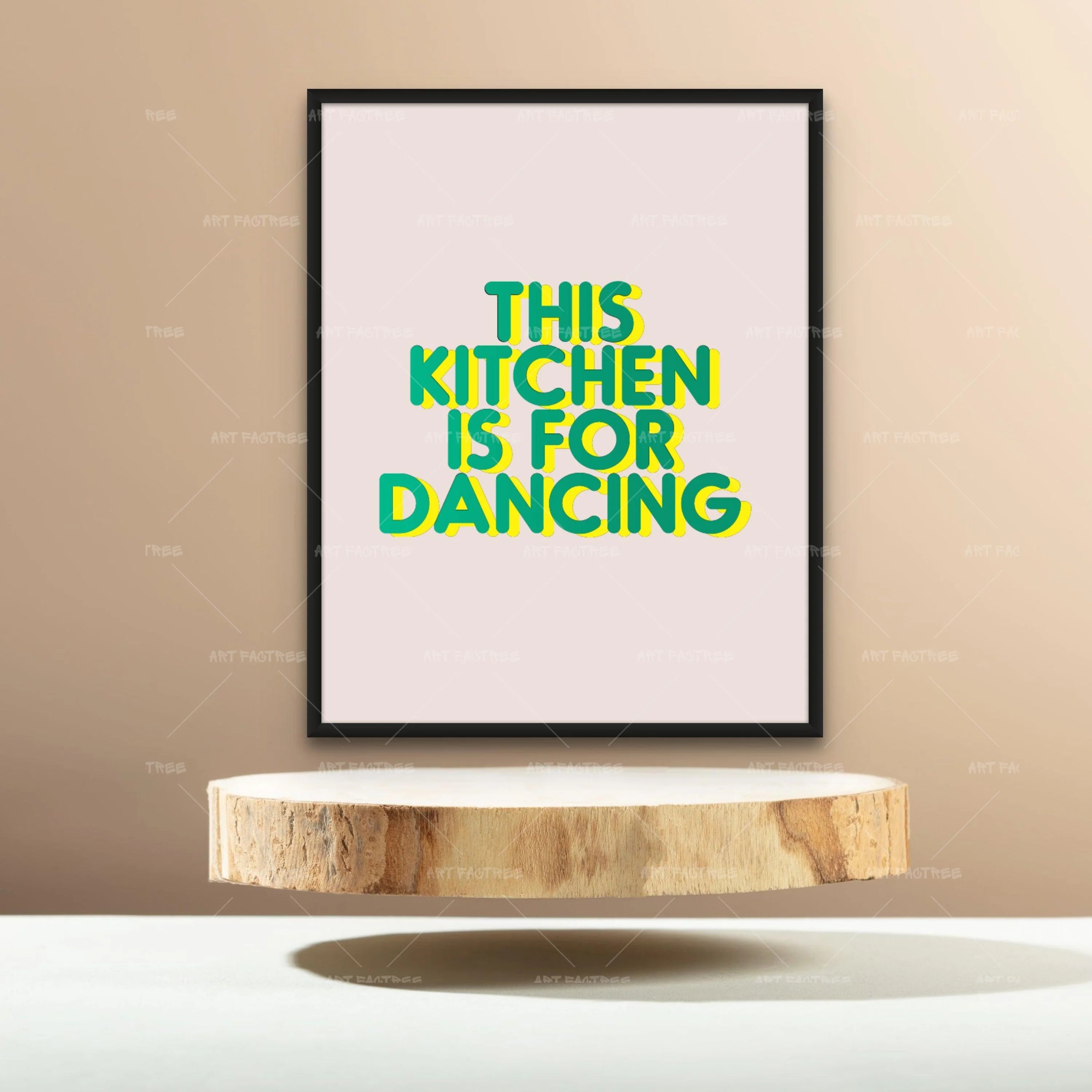 This kitchen is for dancing