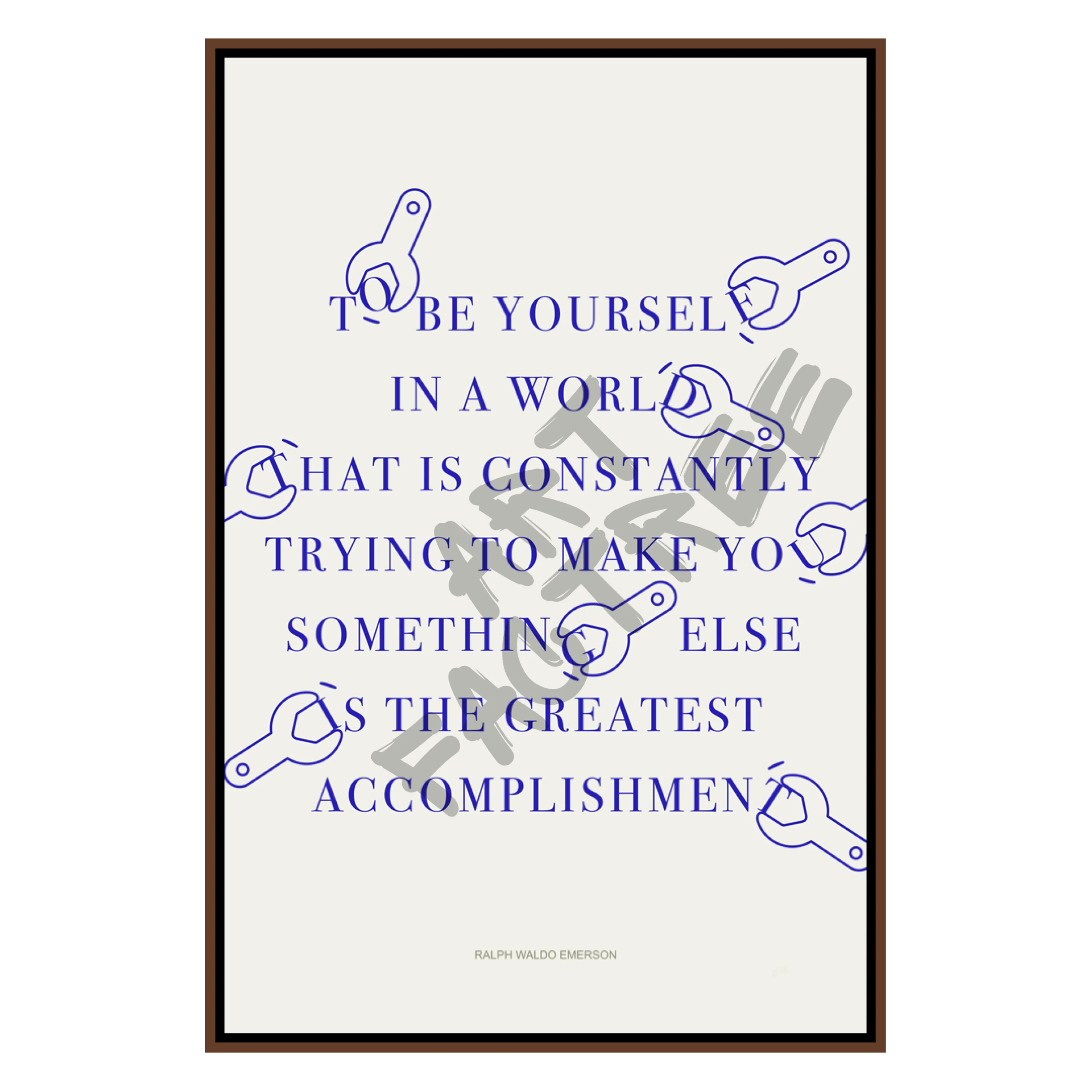 To Be Yourself
