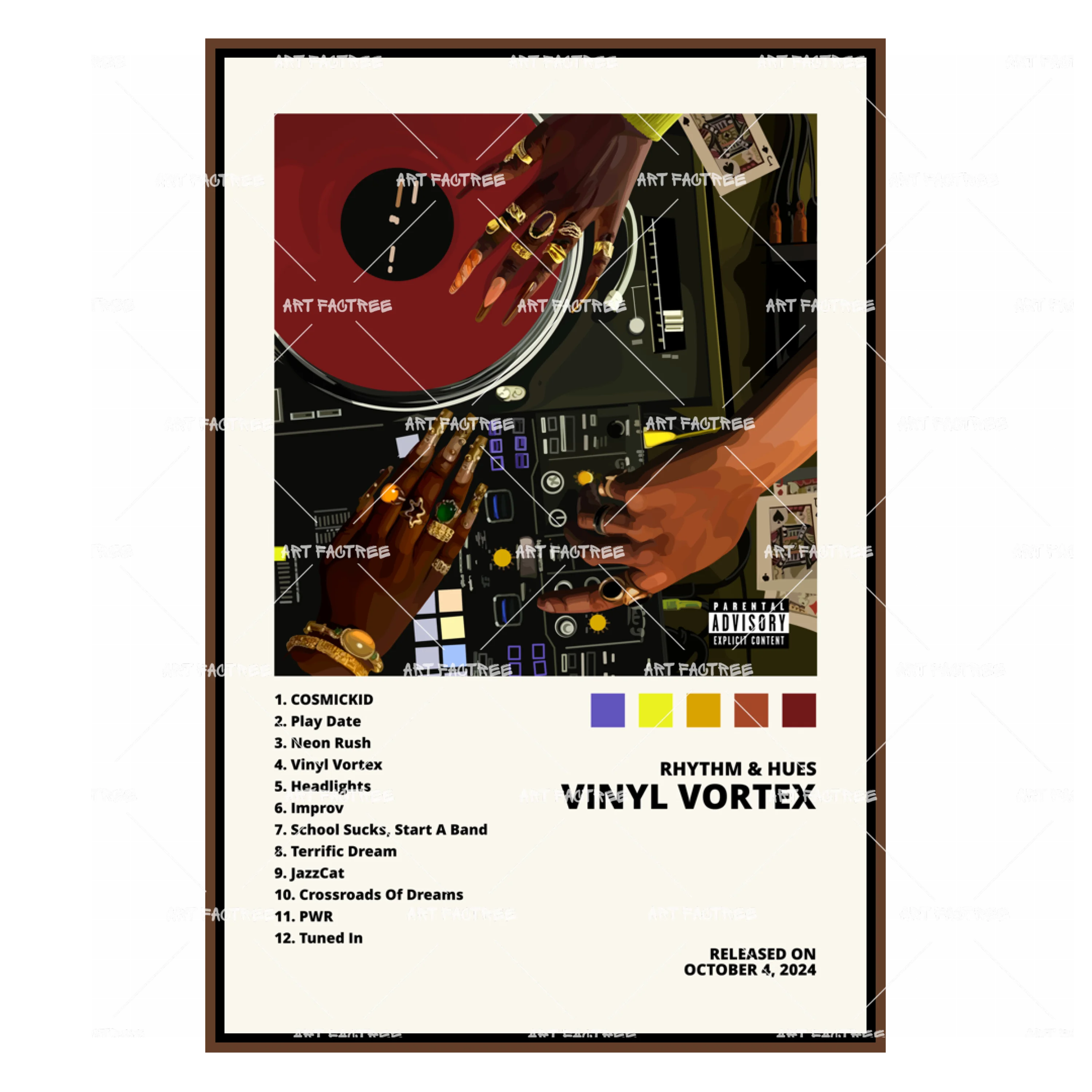 Vinyl Vortex Poster