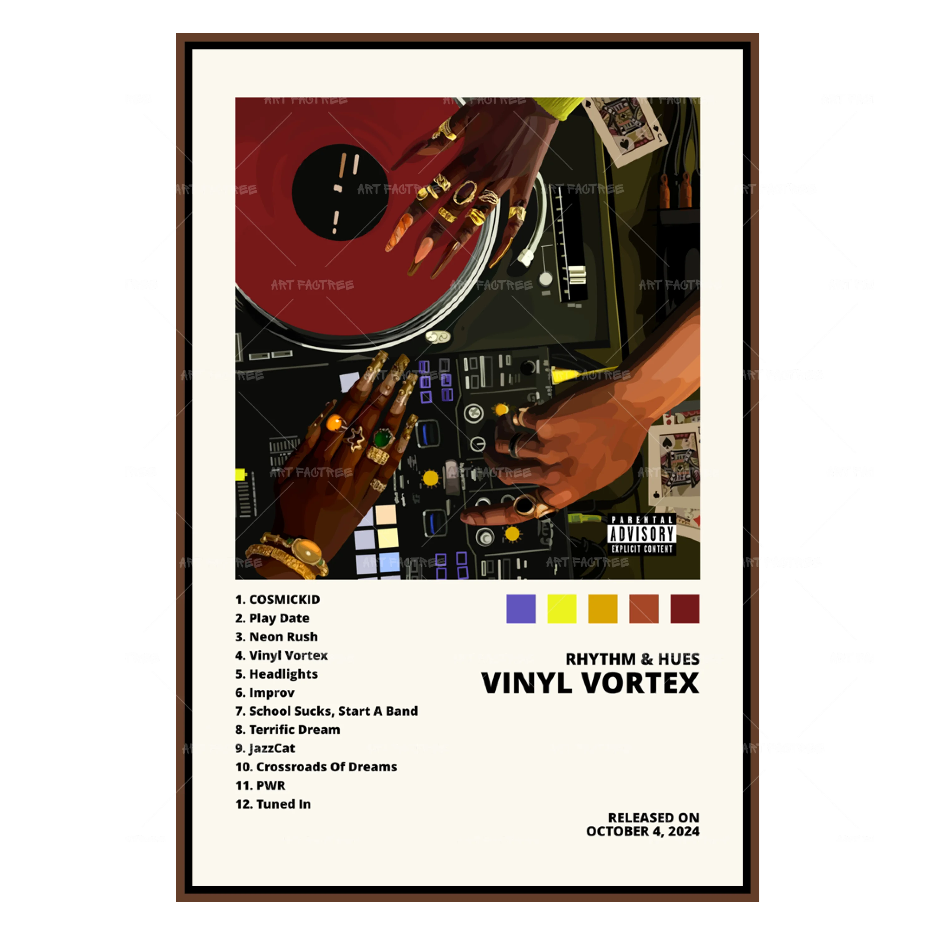 Vinyl Vortex Poster