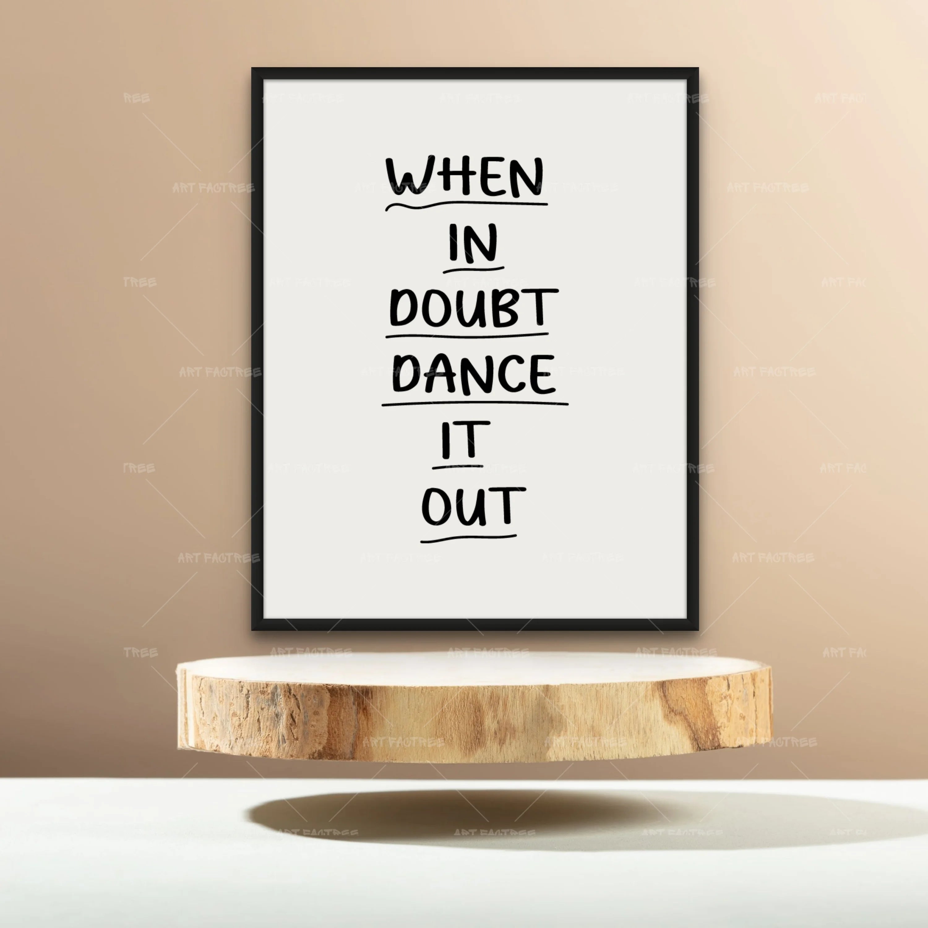 When in doubt dance it out