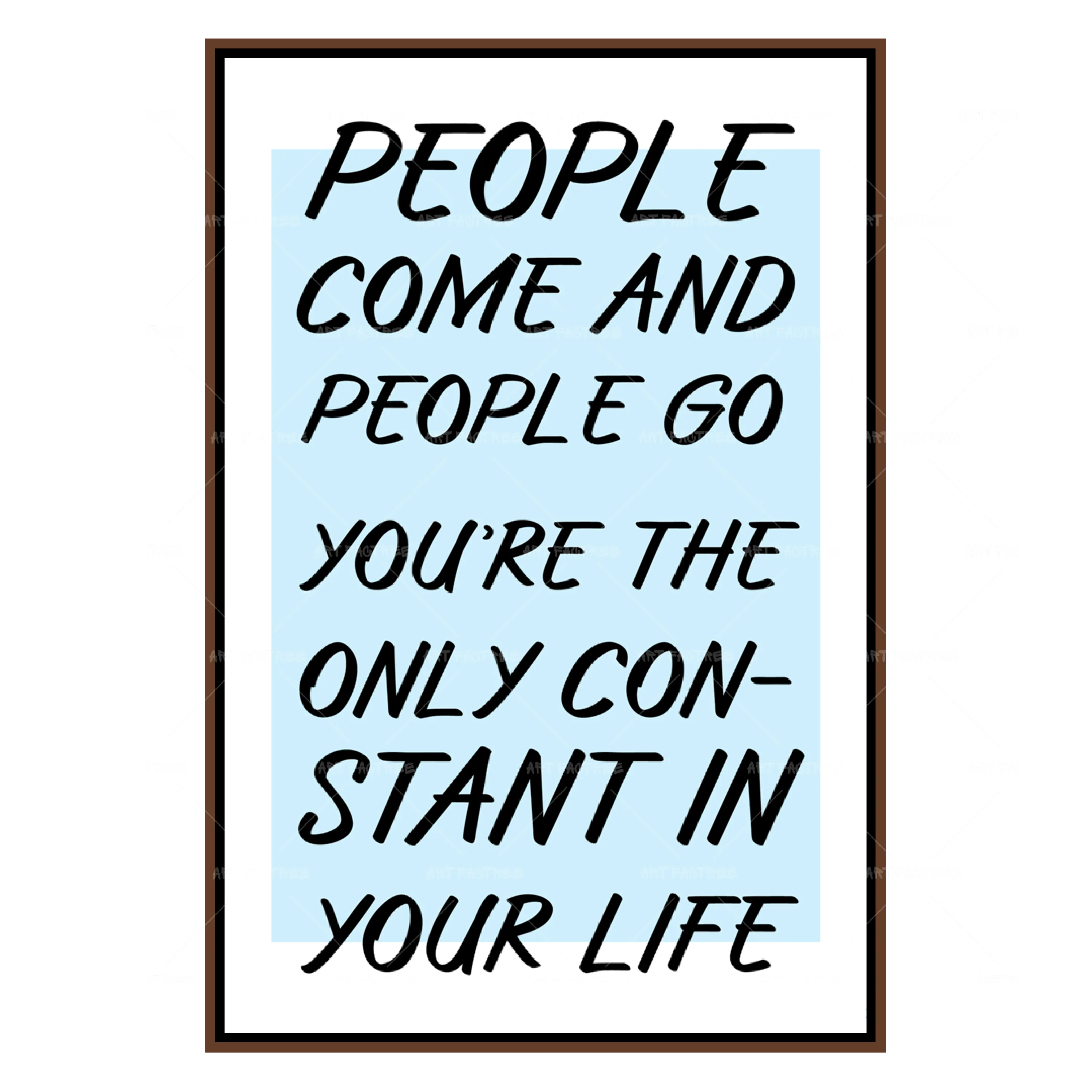You're The Only Constant