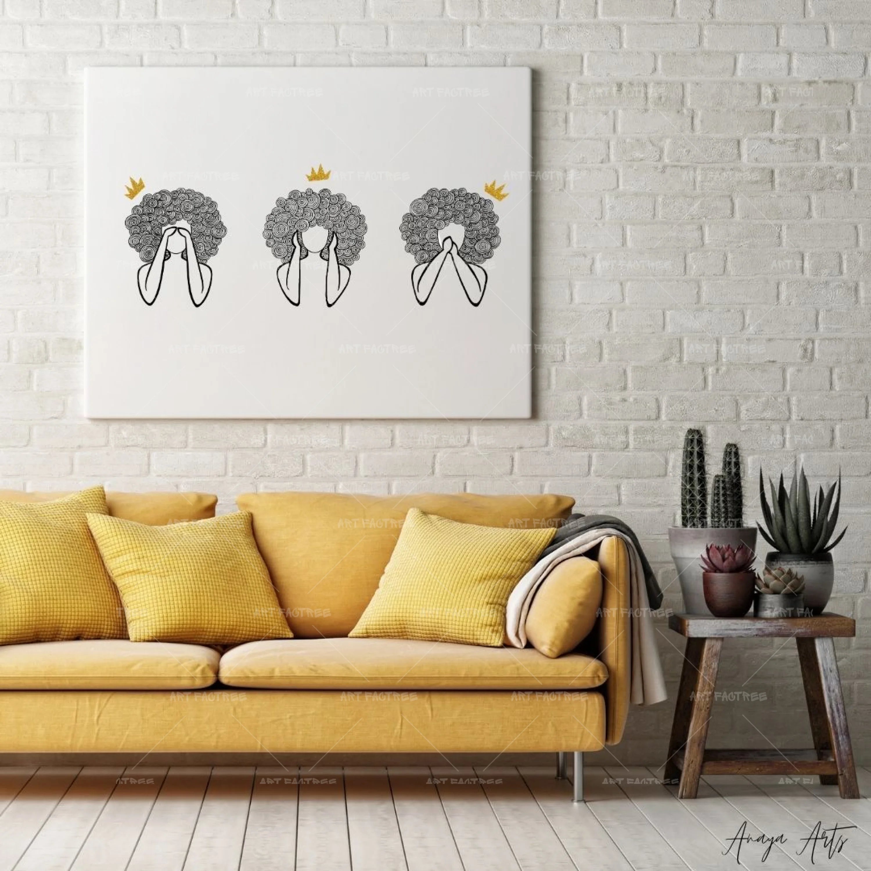 See-Hear-Speak. - Wall Art by Anaya Arts