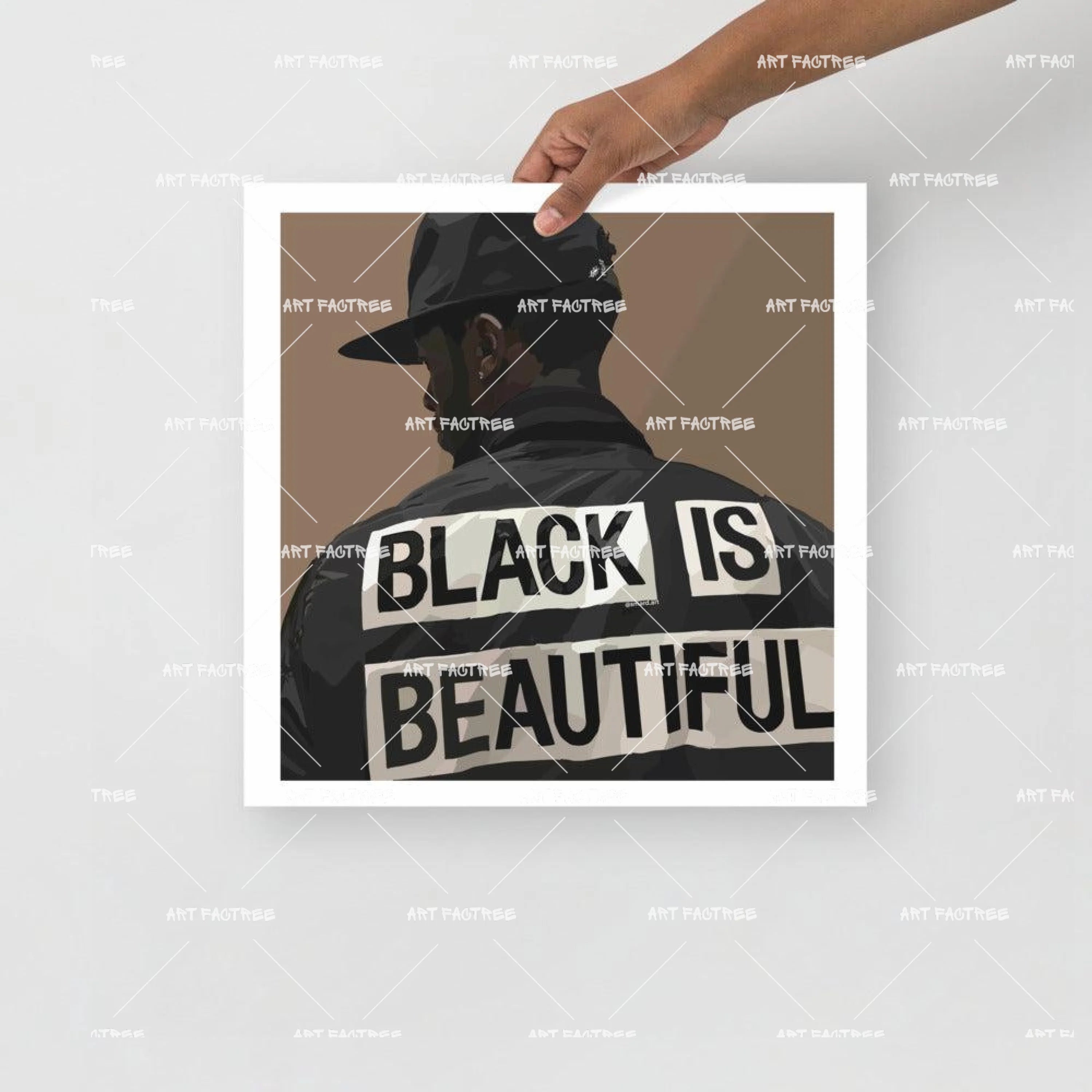 BLACK IS BEAUTIFUL-8×10-Print-SmardArt-Wall Art
