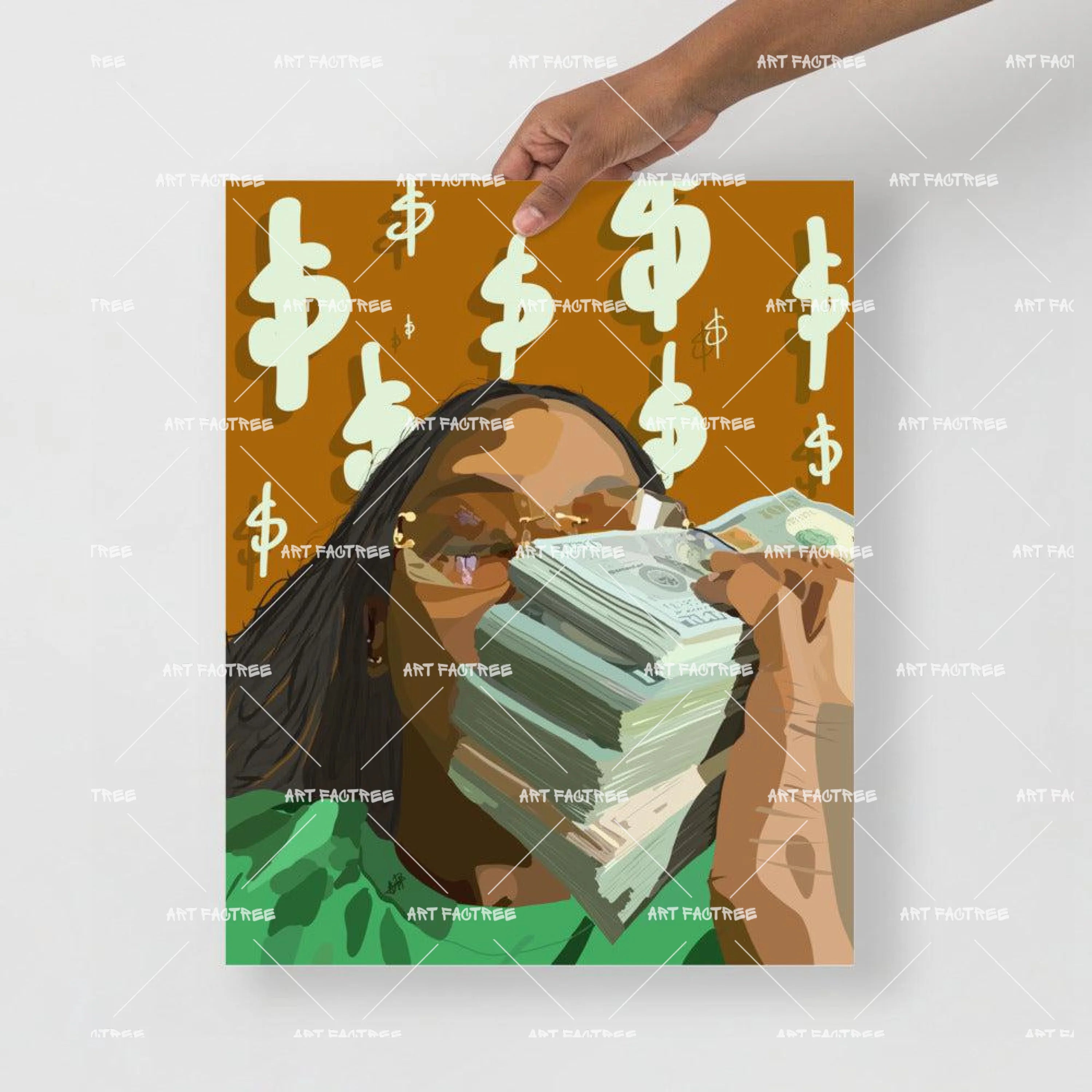 "me, myself and all my money"-8×10-Print-SmardArt-Wall Art