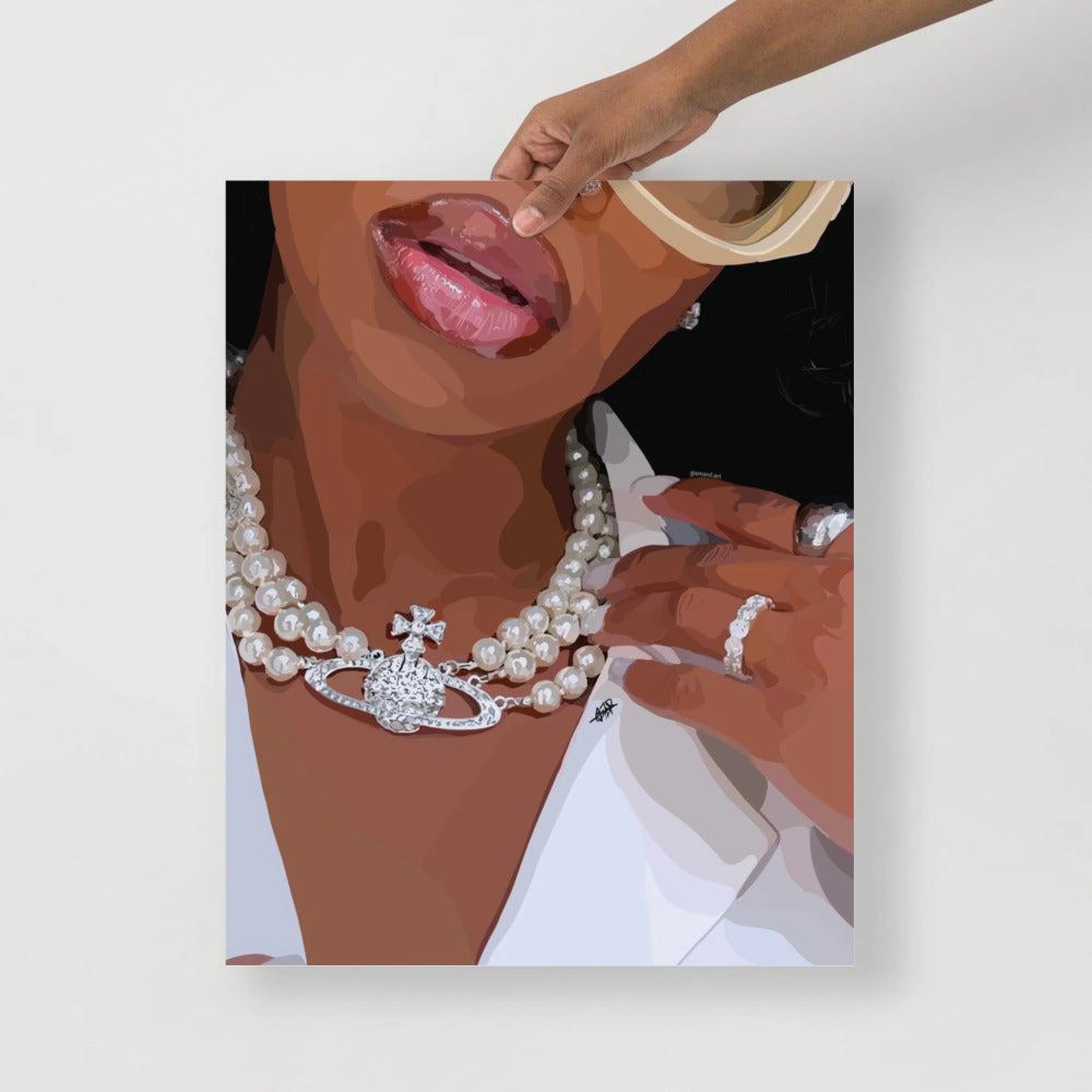 Diamonds-18×24-Print-SmardArt-Wall Art