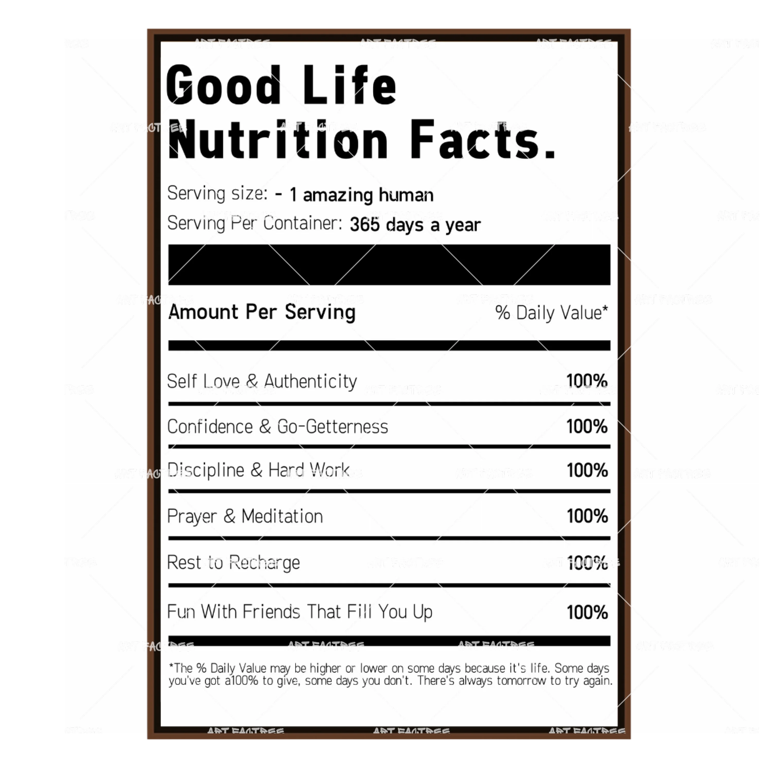 Goodlife Nutrition Facts