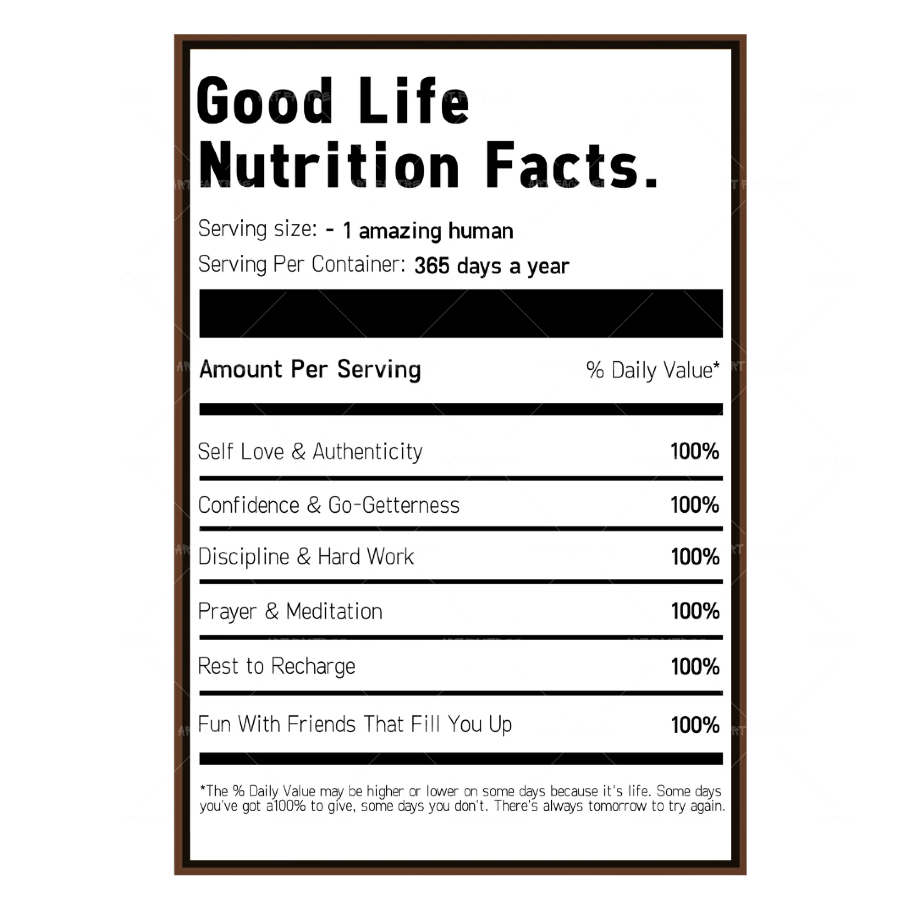 Goodlife Nutrition Facts