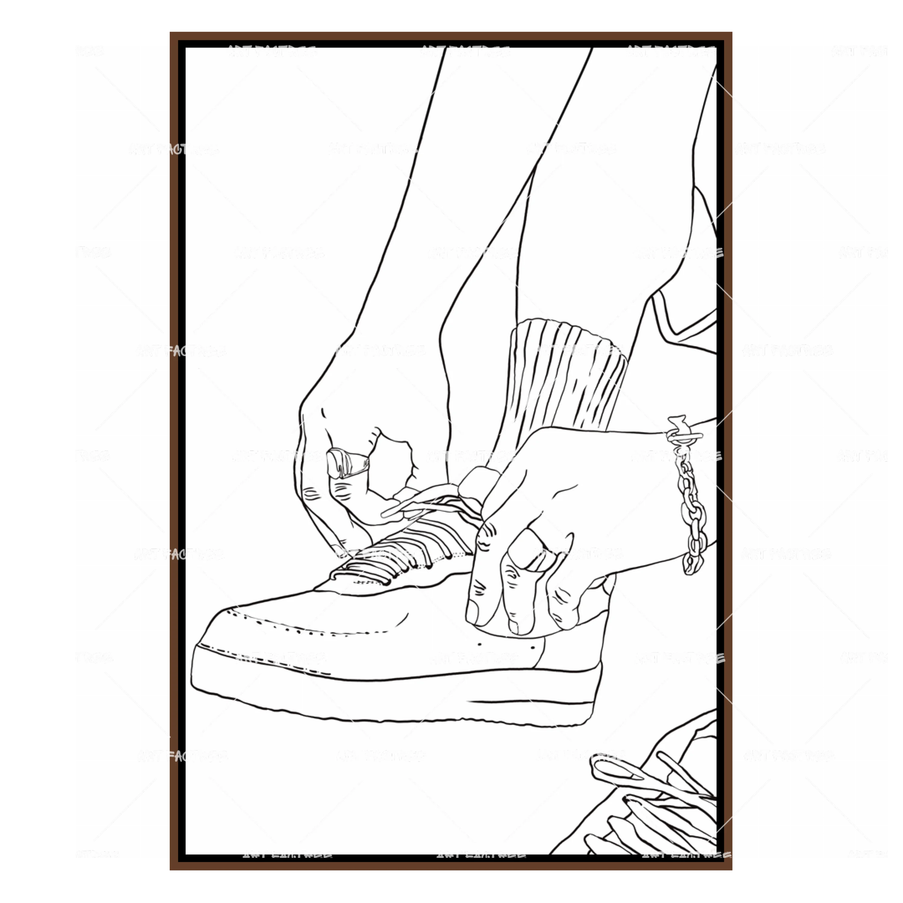 Kicks II Lineart