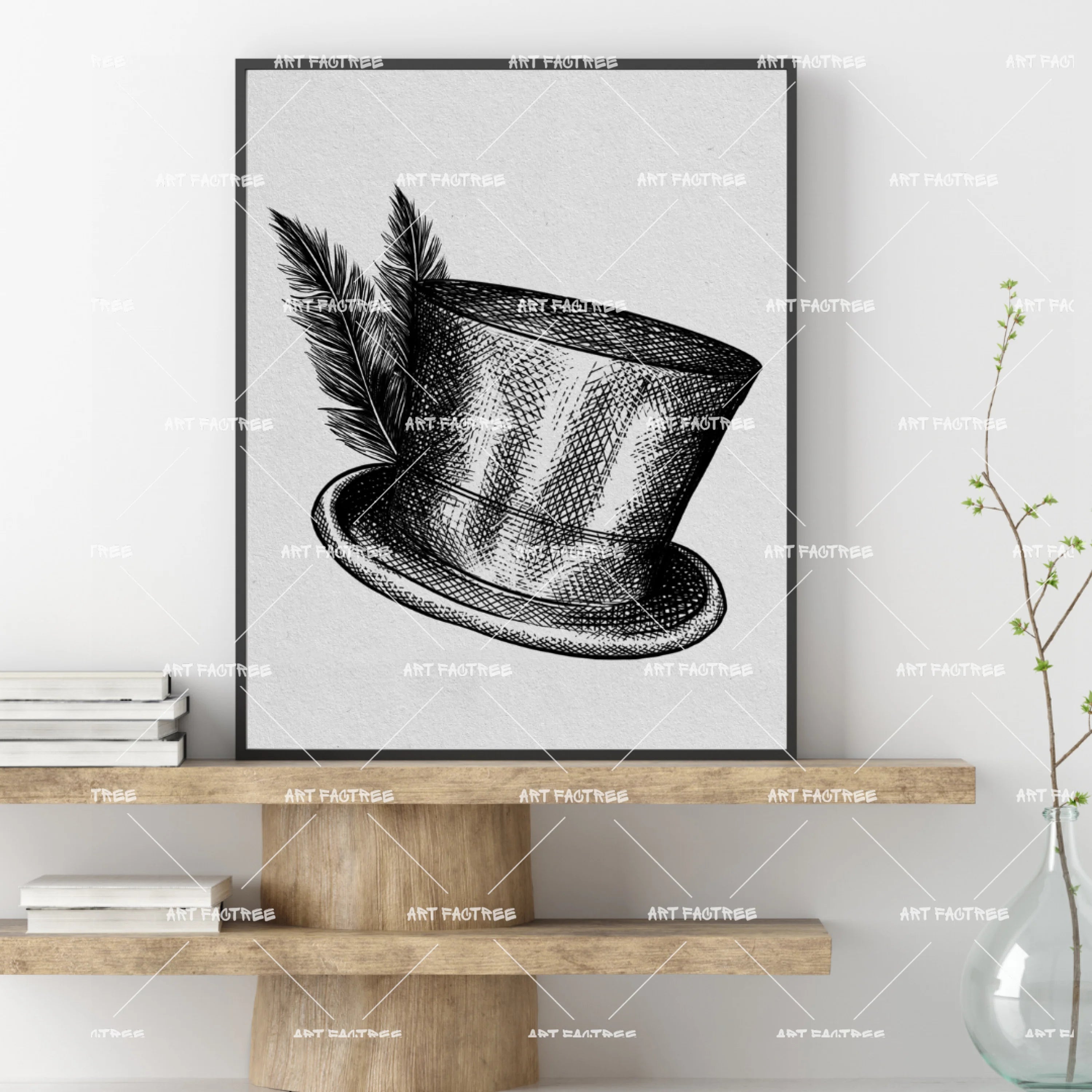 Vintage Feather Hat