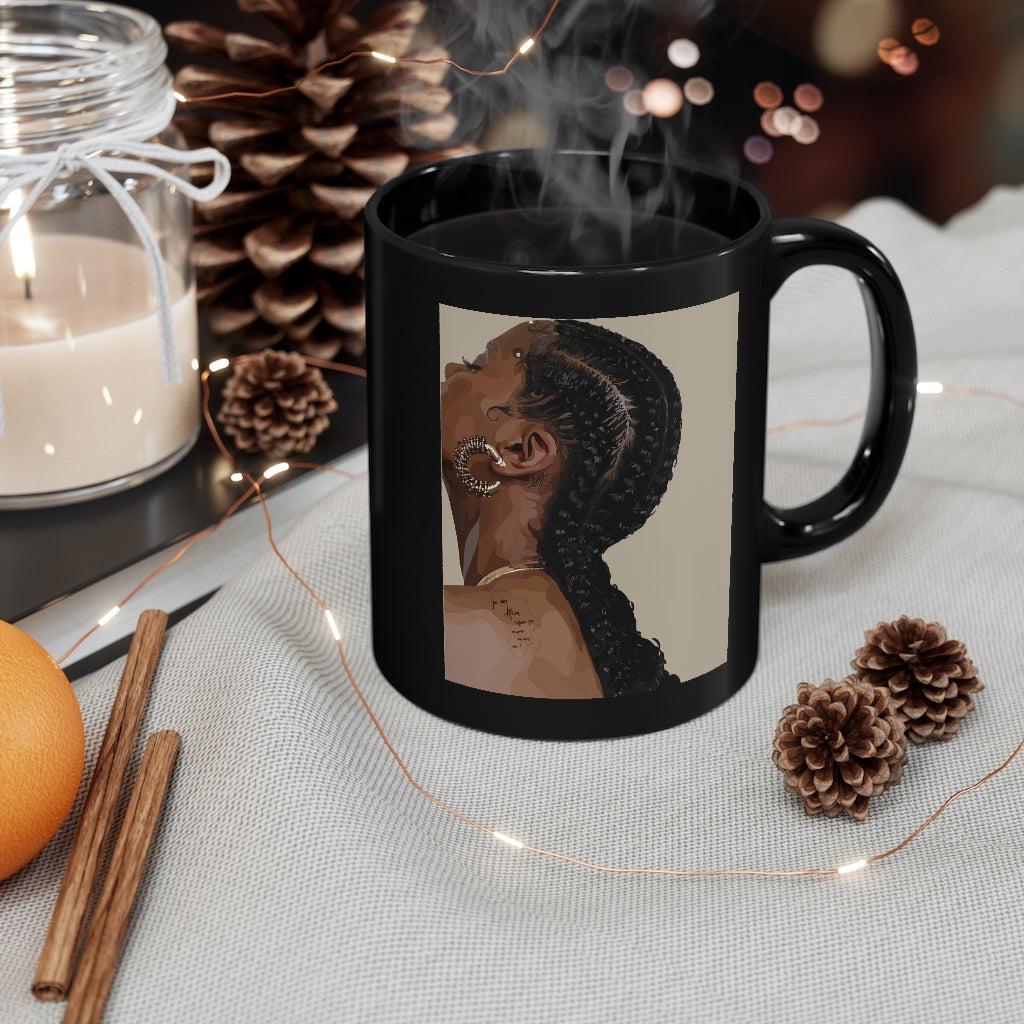 Soft & simple II Black Mug-11oz-SmardArt-Wall Art