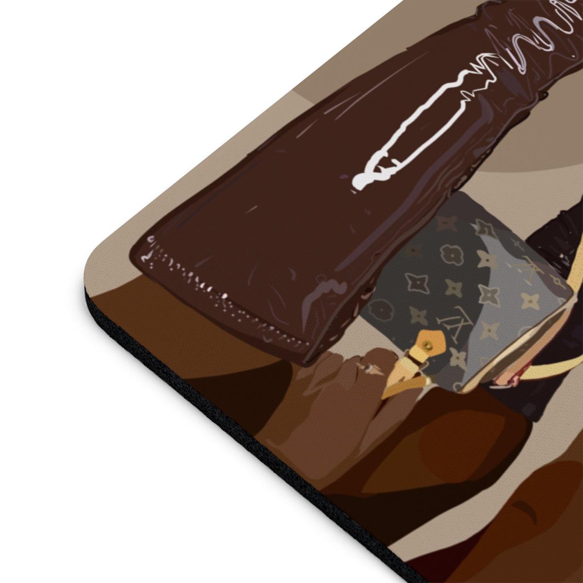 Brown boots Mouse Pad-One size-Rectangle-SmardArt-Wall Art