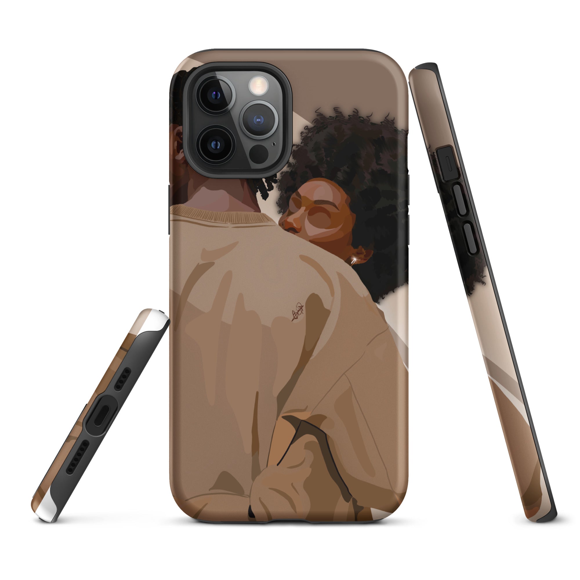 Lovebirds iPhone case-Matte-iPhone 12 Pro Max-SmardArt-Wall Art