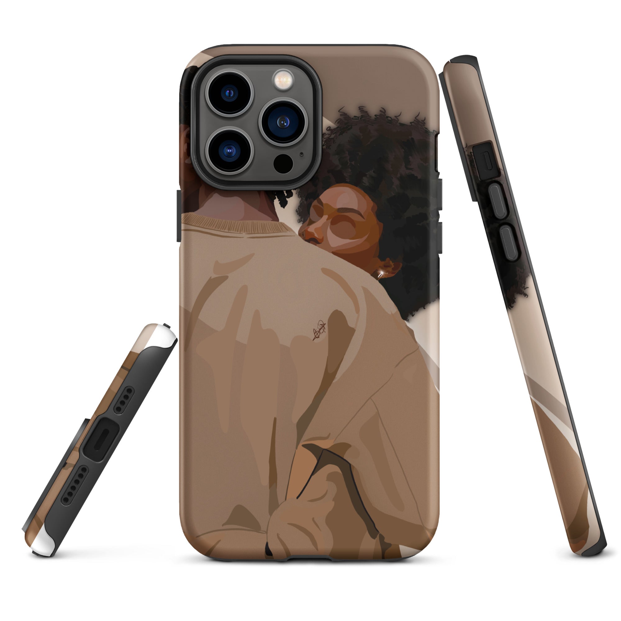 Lovebirds iPhone case-Matte-iPhone 13 Pro Max-SmardArt-Wall Art
