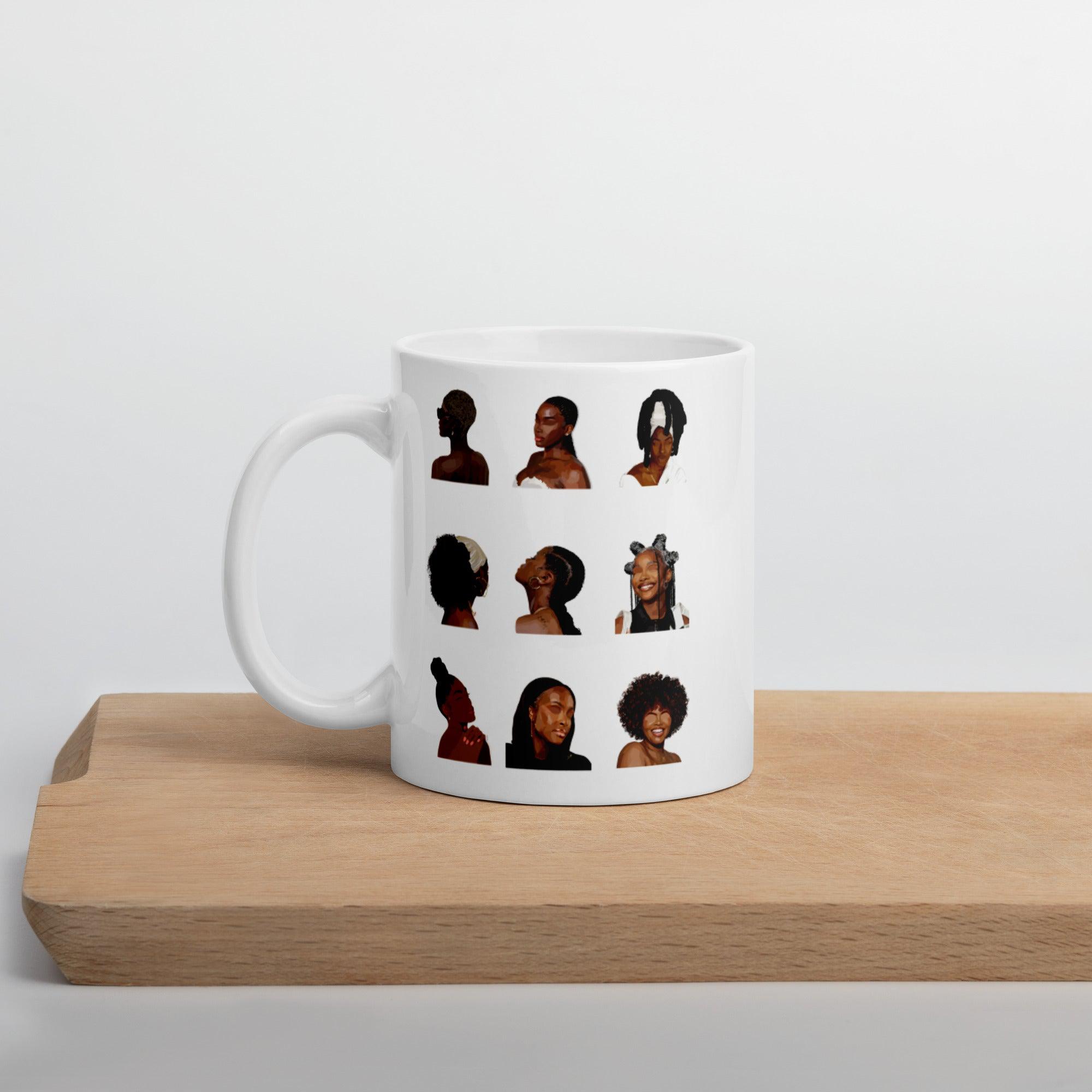 Black girls glossy mug--SmardArt-Wall Art