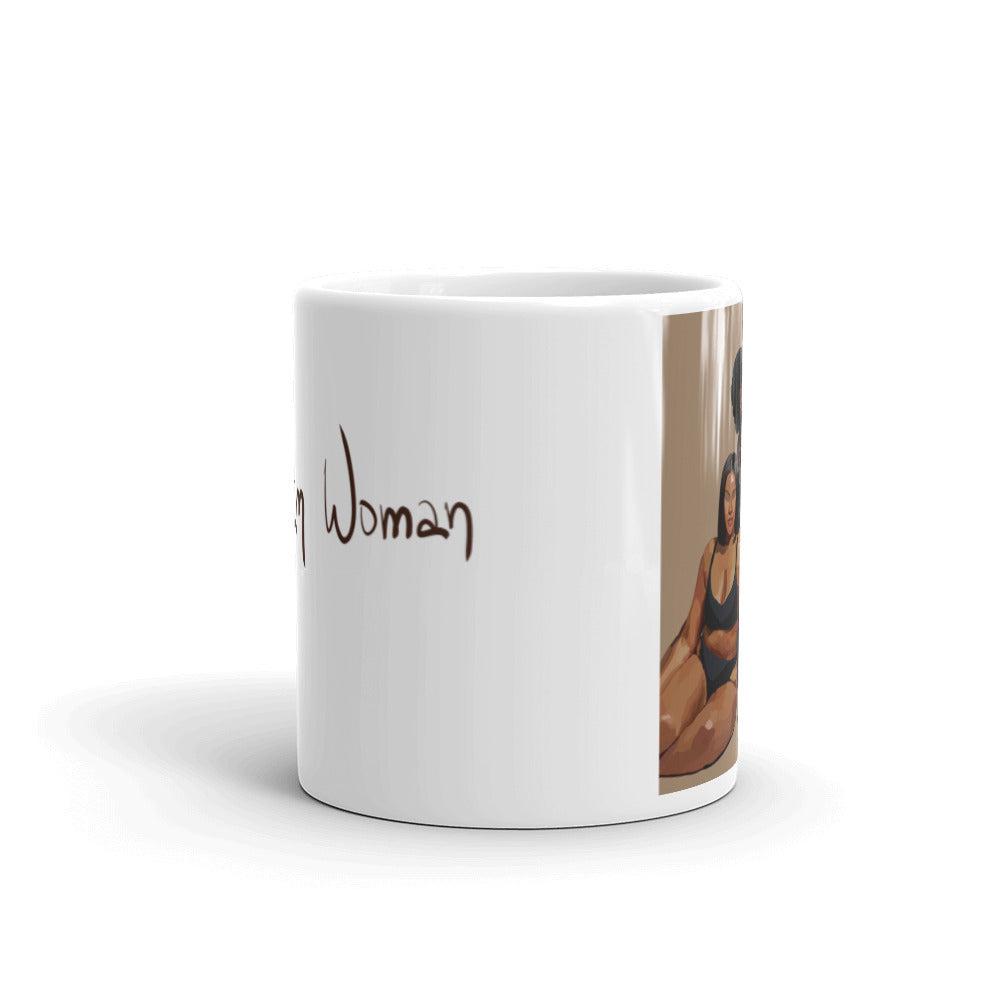 I am Woman mug-11oz-SmardArt-Wall Art